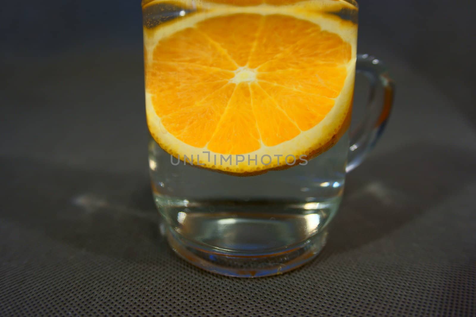 Orange fruit in water