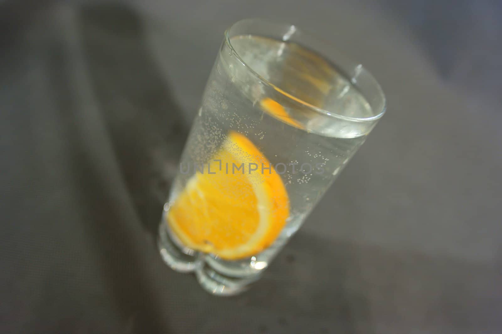 Orange fruit in water