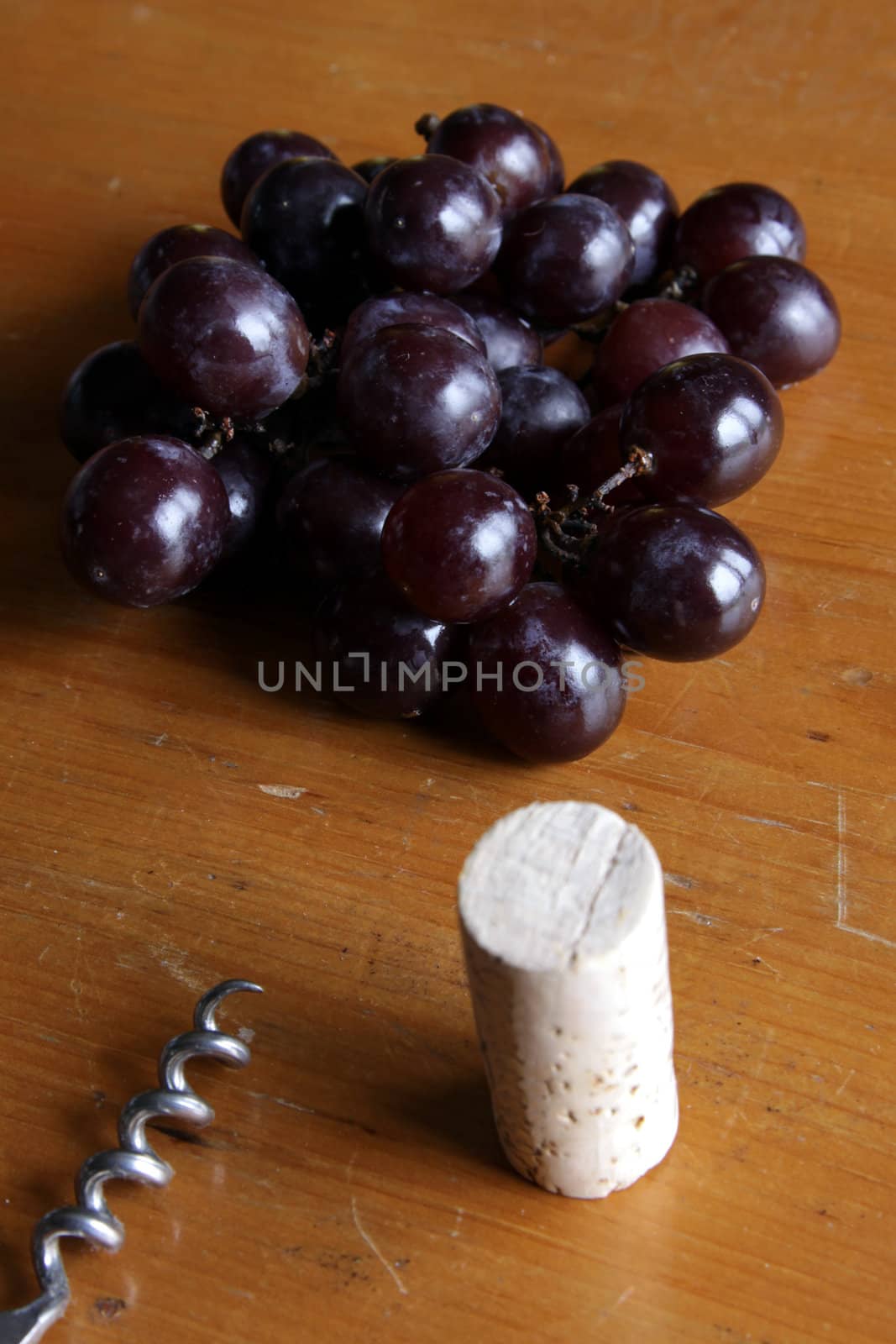 Corkscrew, Cork and Grapes
 by ca2hill