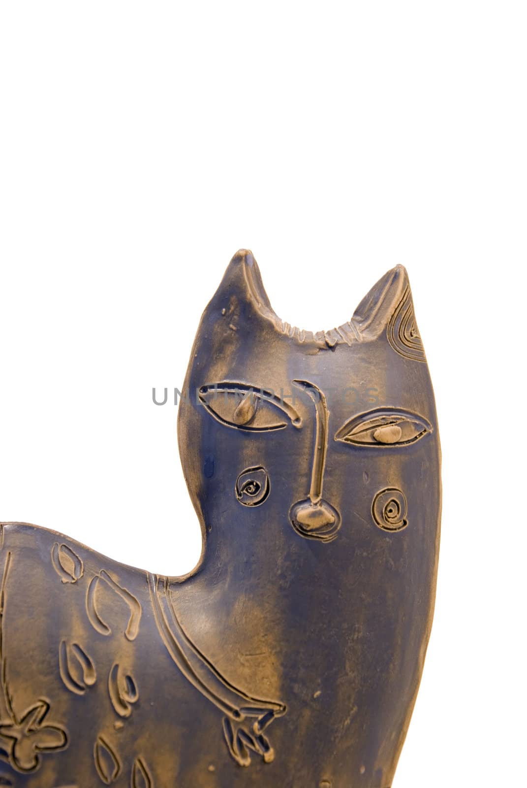 Ceramic cat by sauletas