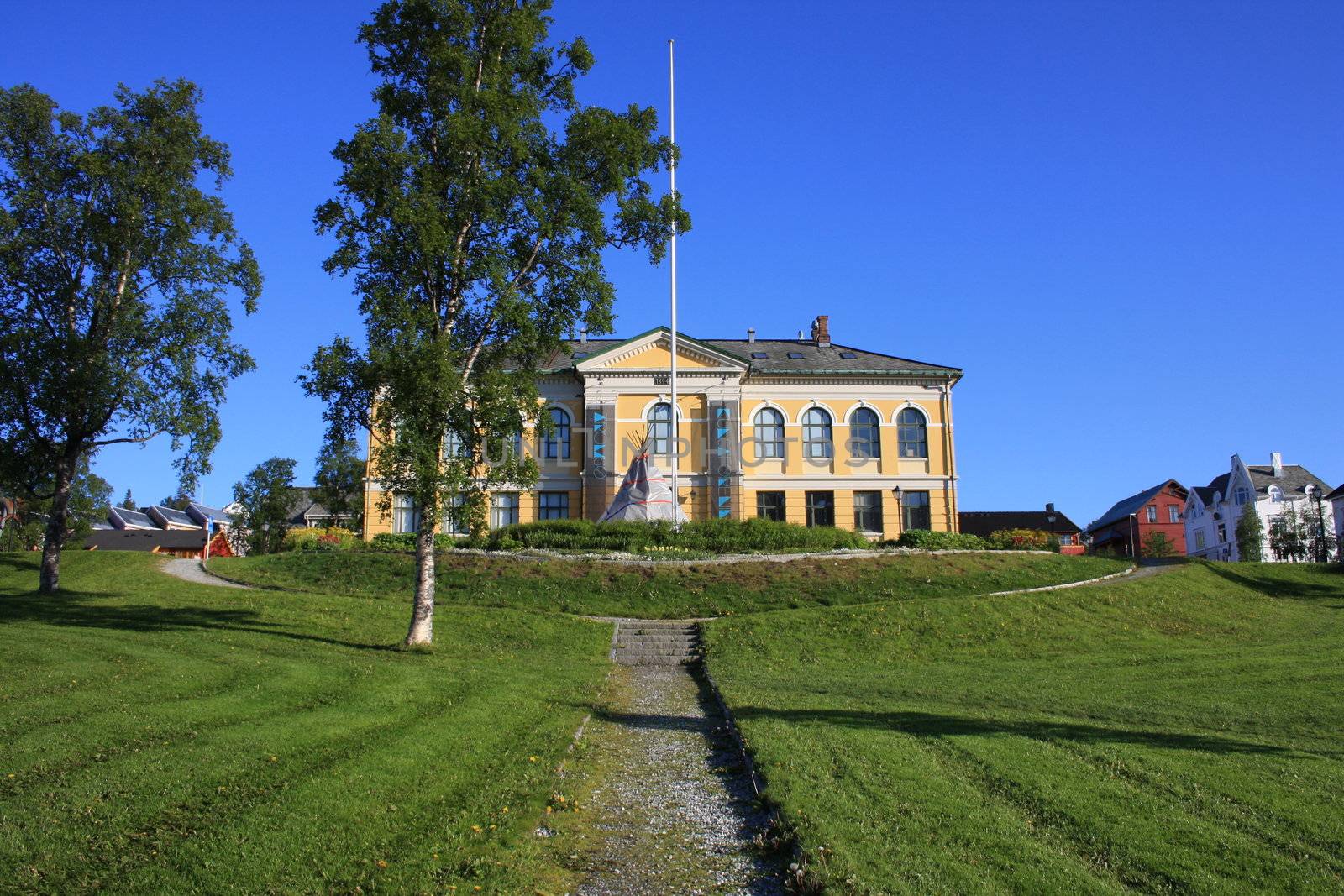 Kunstforeningen sine lokaler i Tromsoe.
A place to buy art in north Norway, Tromsø

