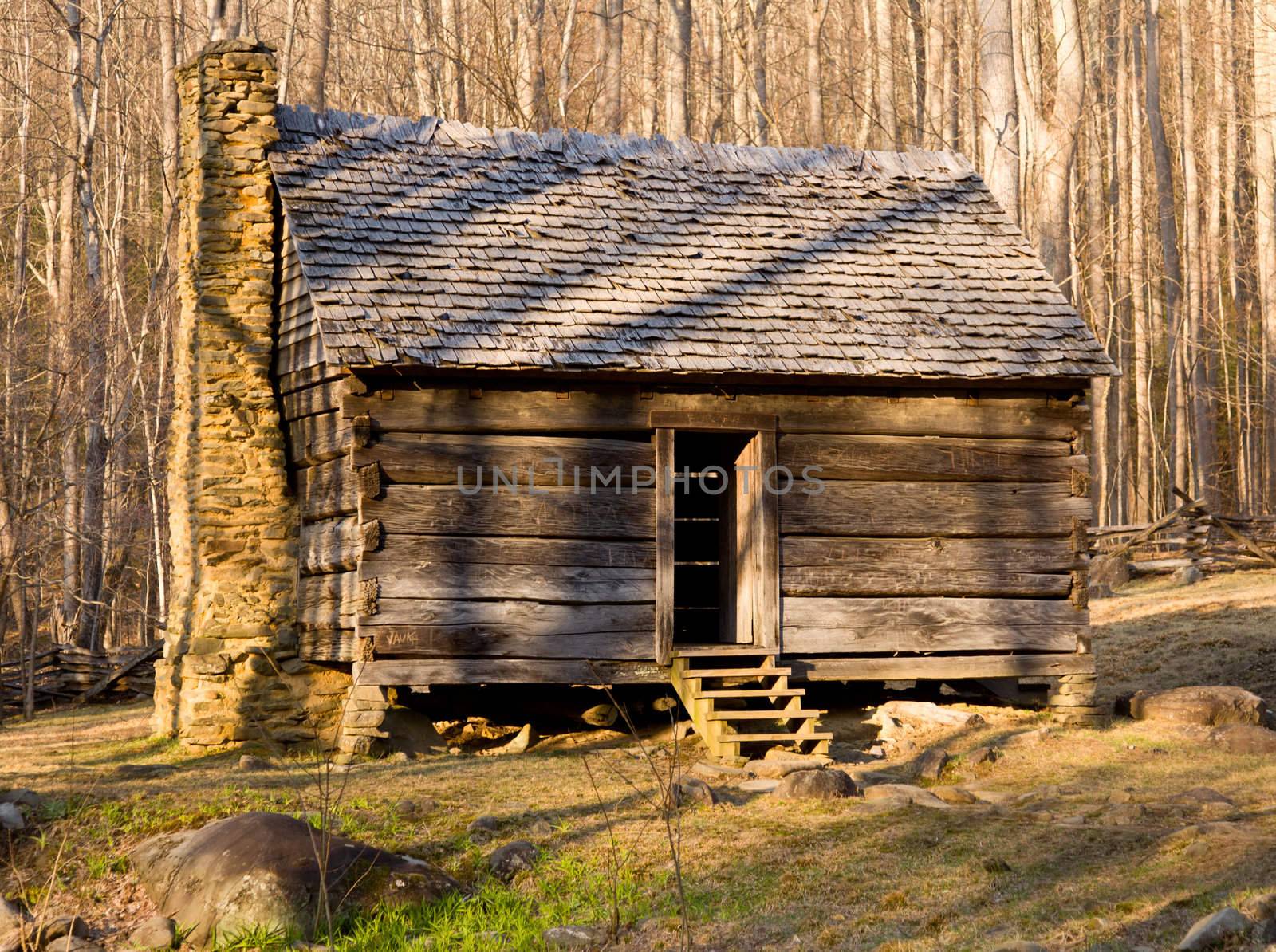 Old cabin in Smoky Mountains by steheap