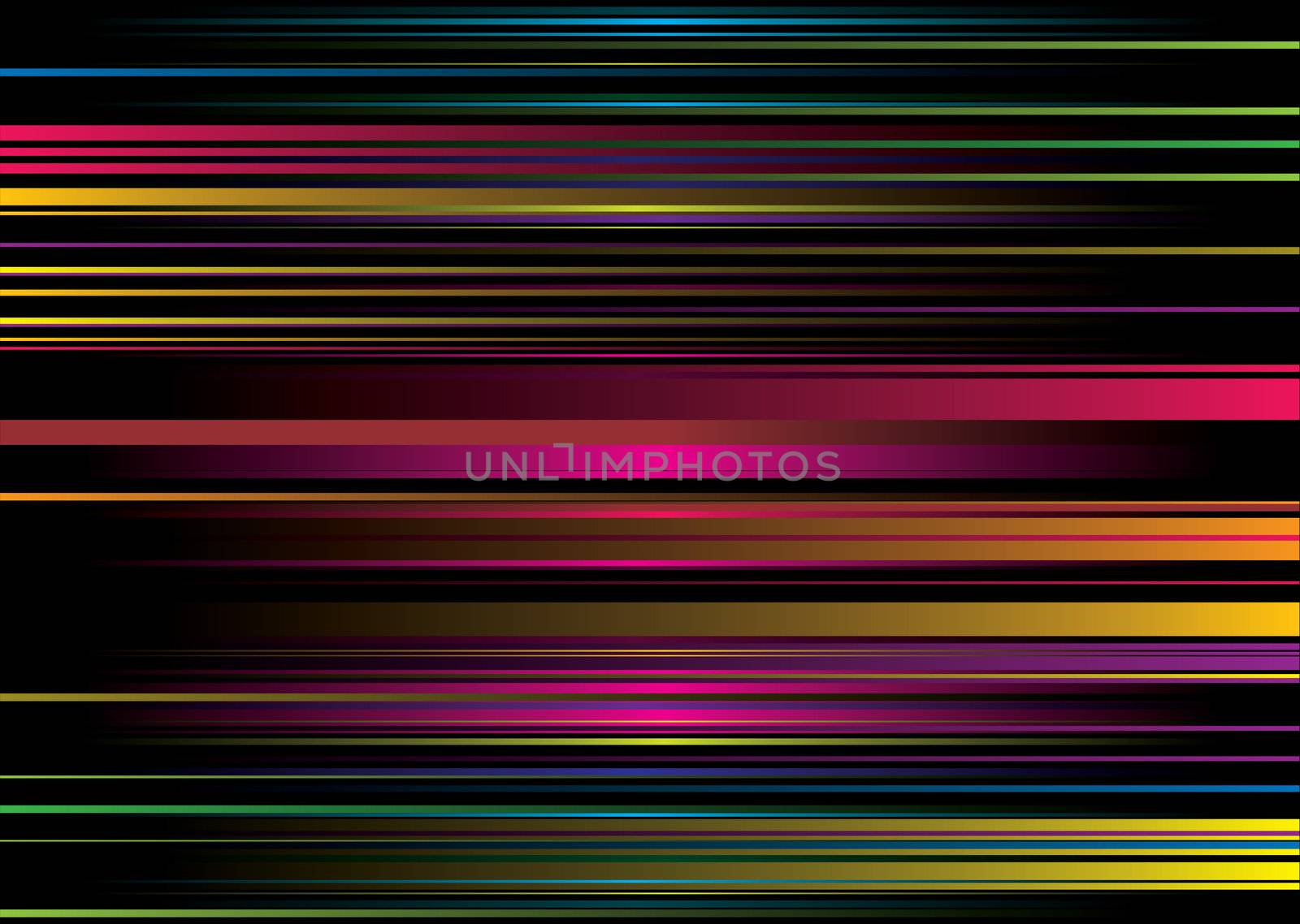 Colorful rainbow background with ribbon effect and gradient