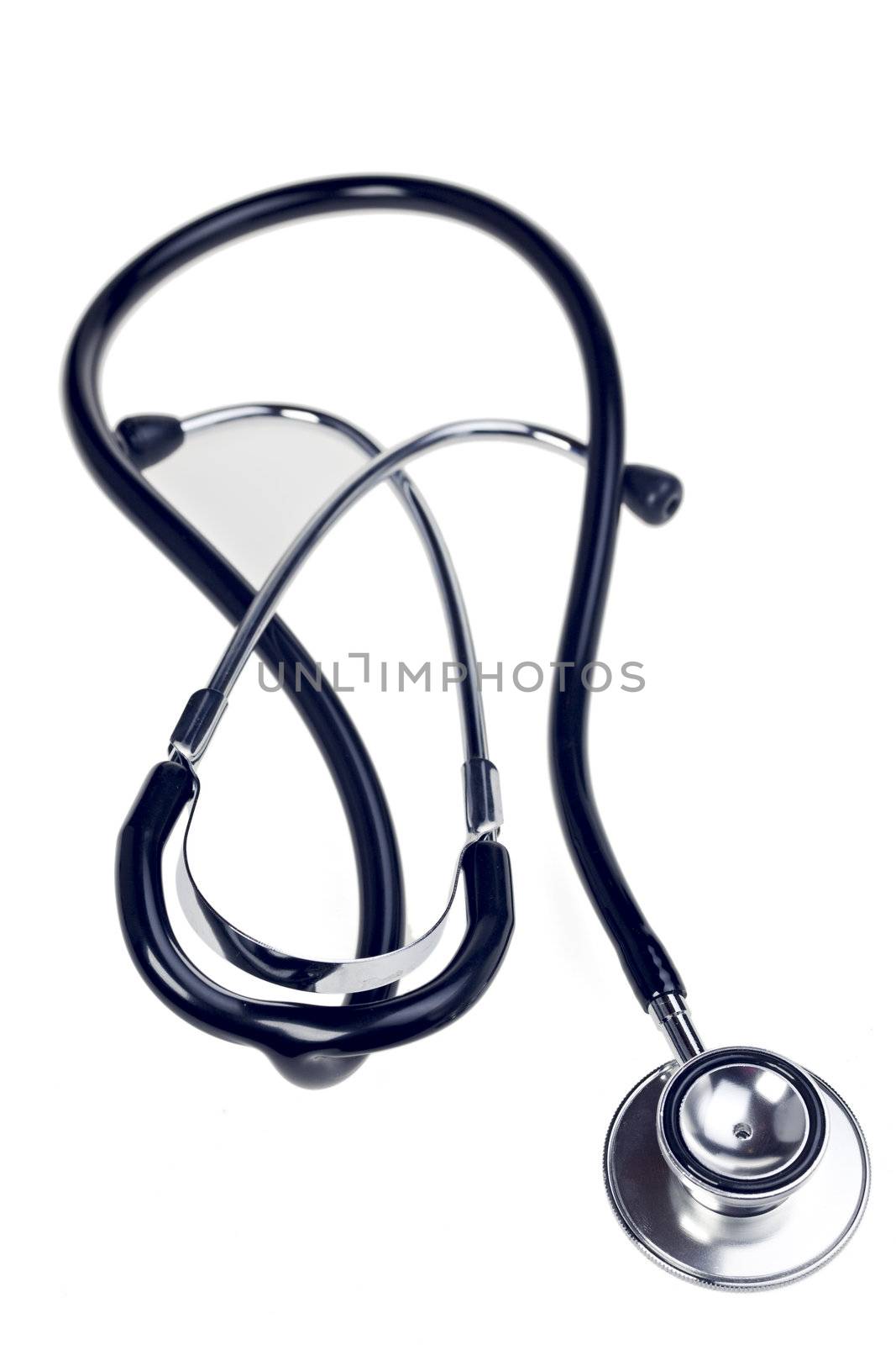 stethoscope isolated on a white background by bernjuer