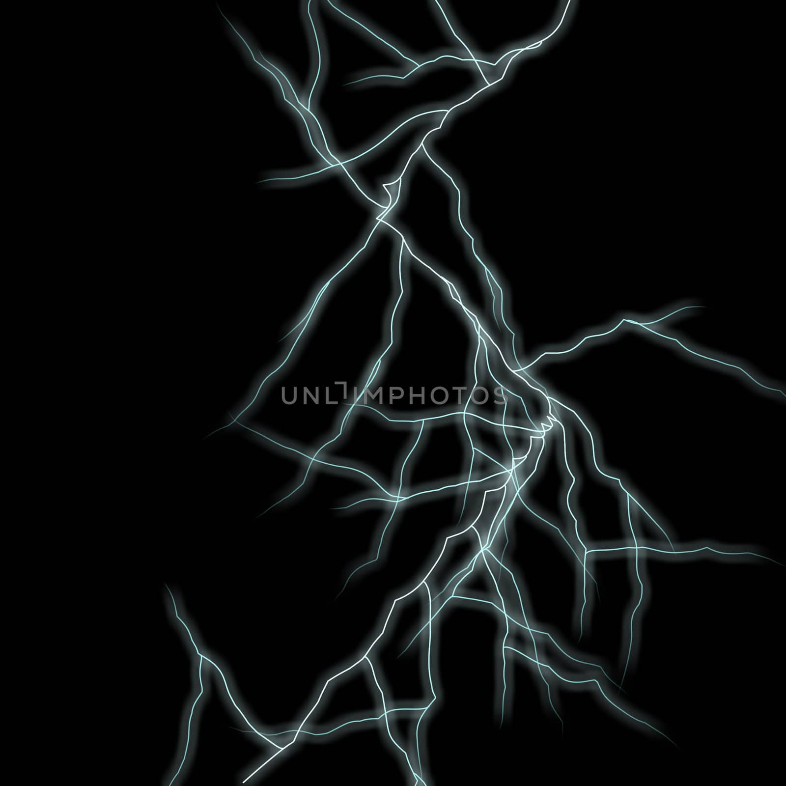 lightning on dark background illustration