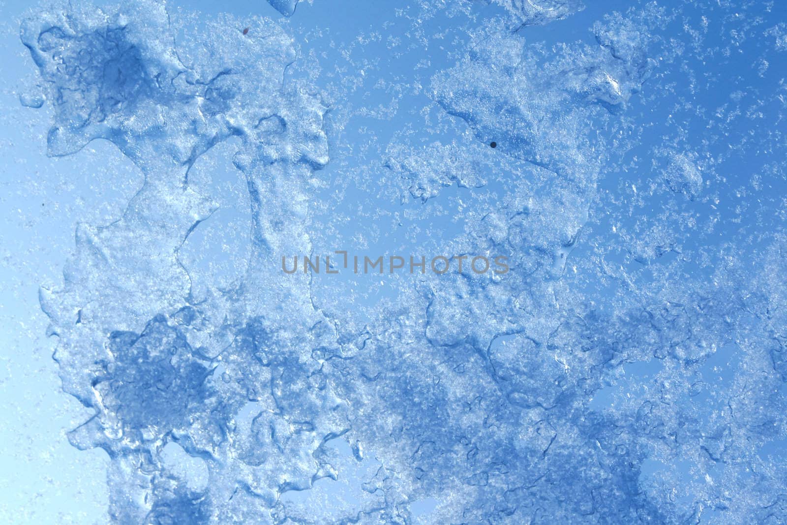 frozen water drops by nimatypografik
