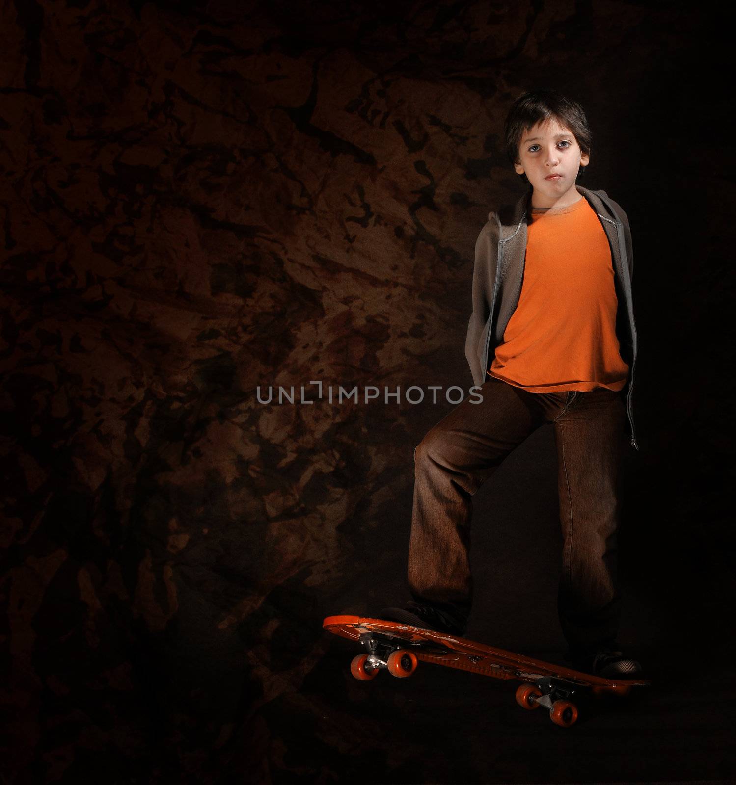 Skater boy with a cool attitude. Grunge style by Erdosain