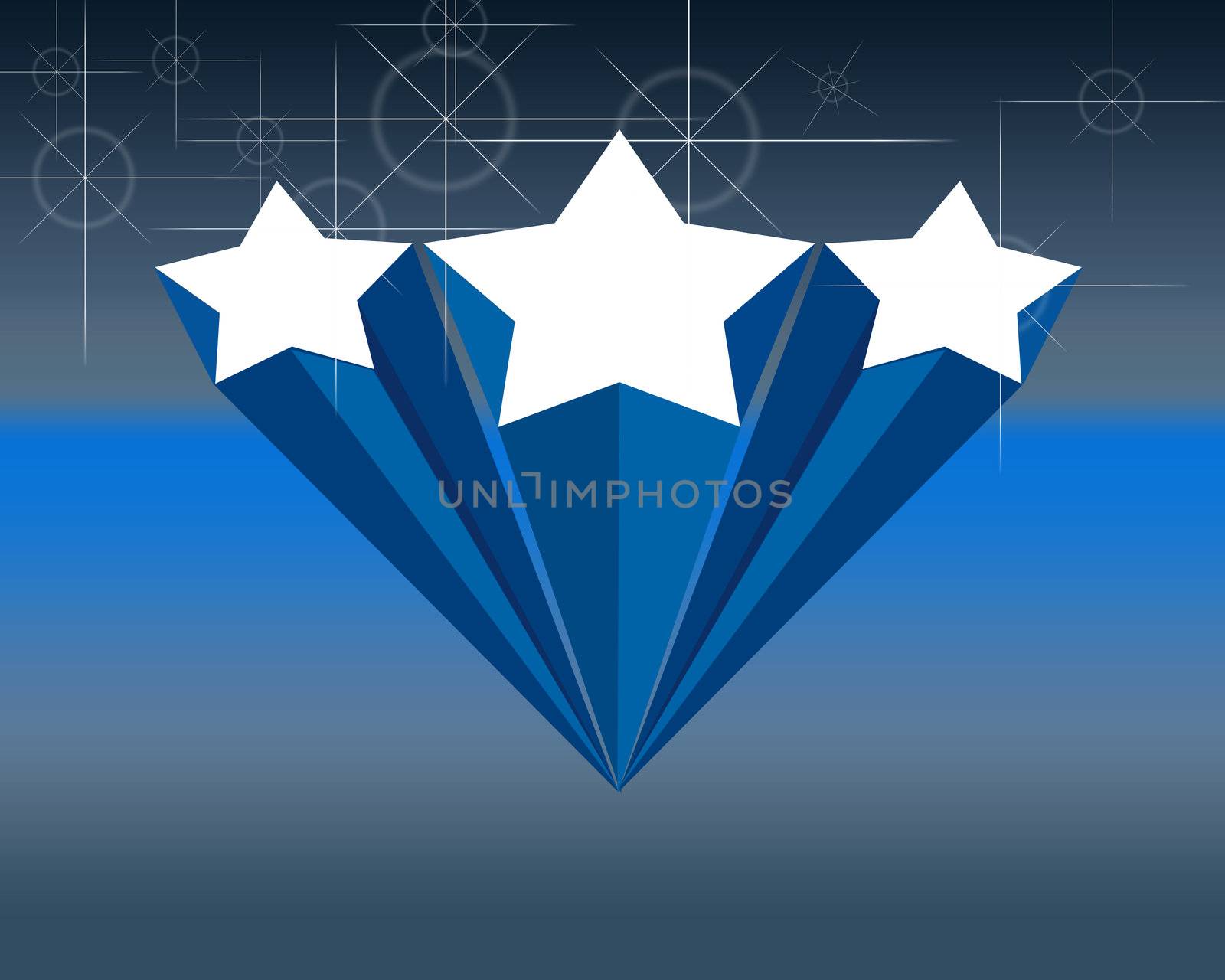Blue Star illustration digital high resolution Background. 
