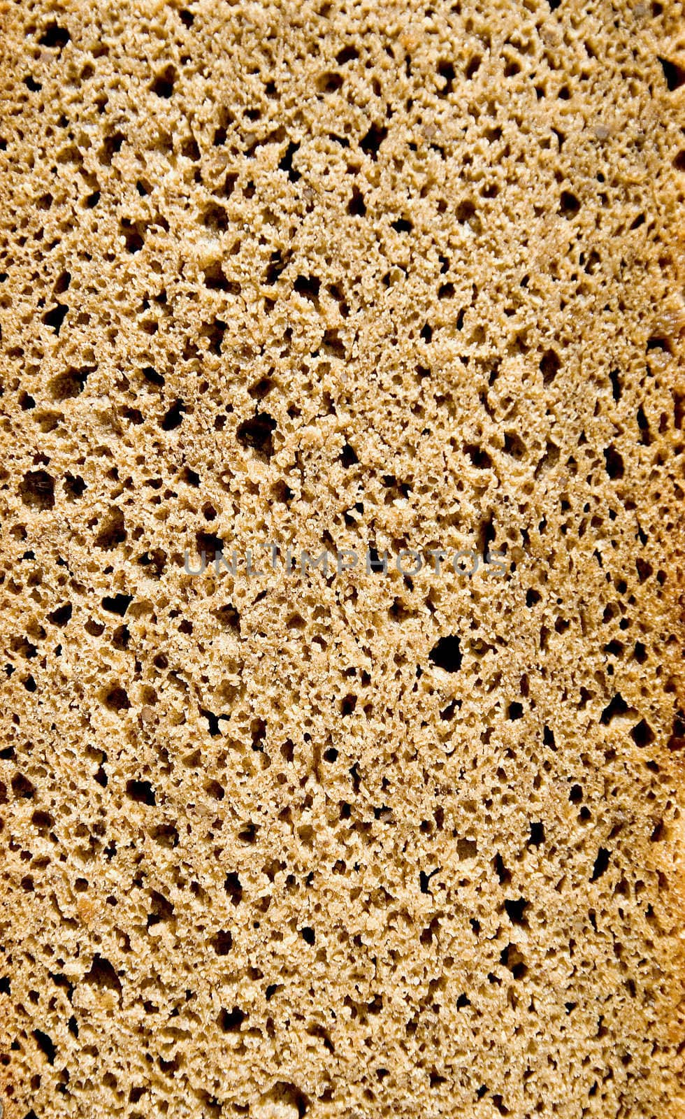 ecological brown bread slice background and texture