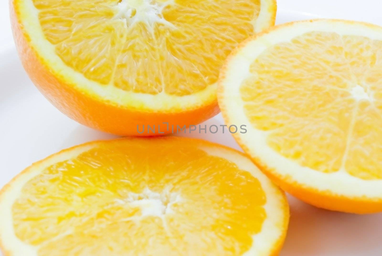 Orange on Plate (2) by frannyanne