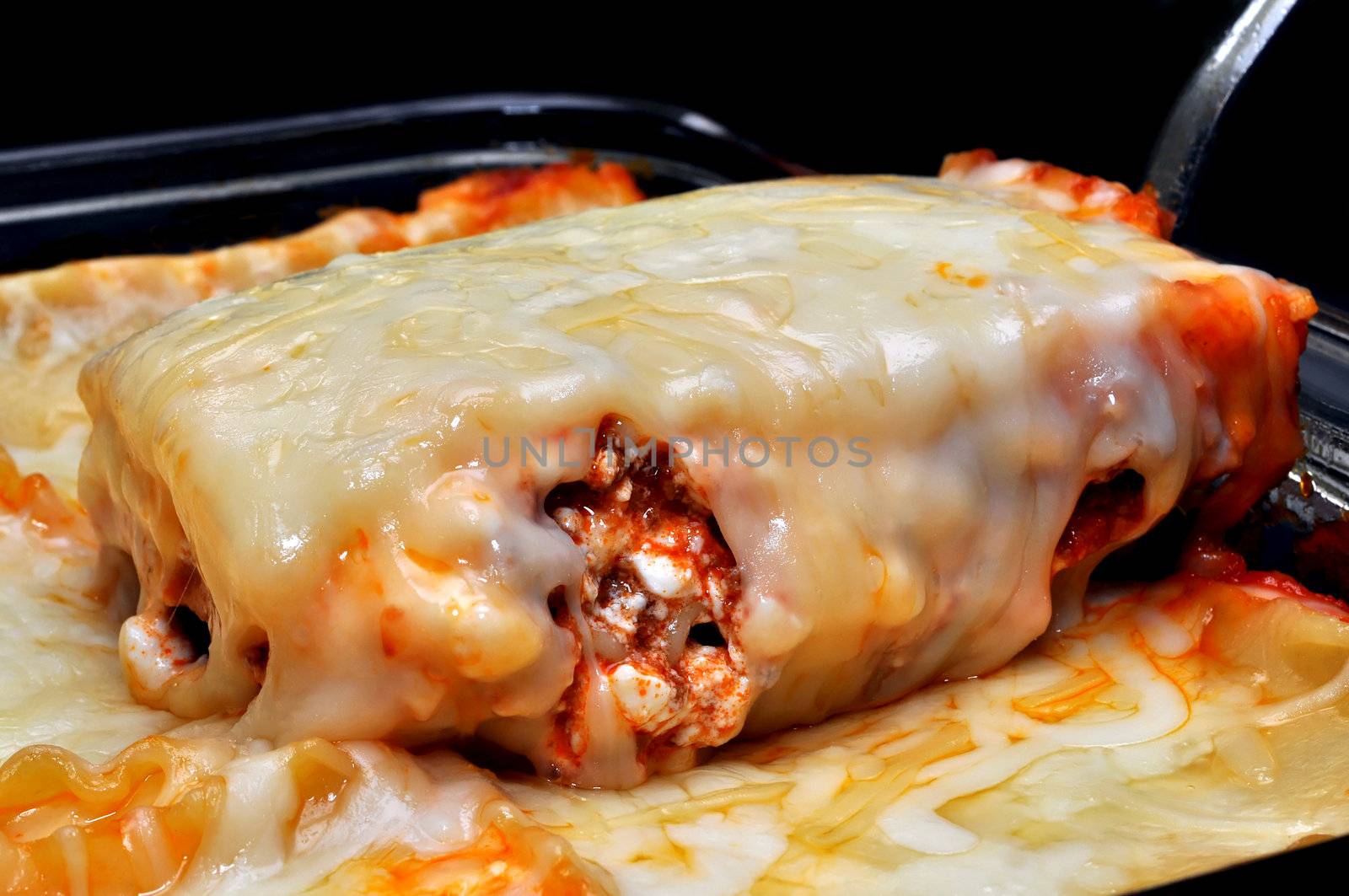 Closeup of Lasagna by dehooks