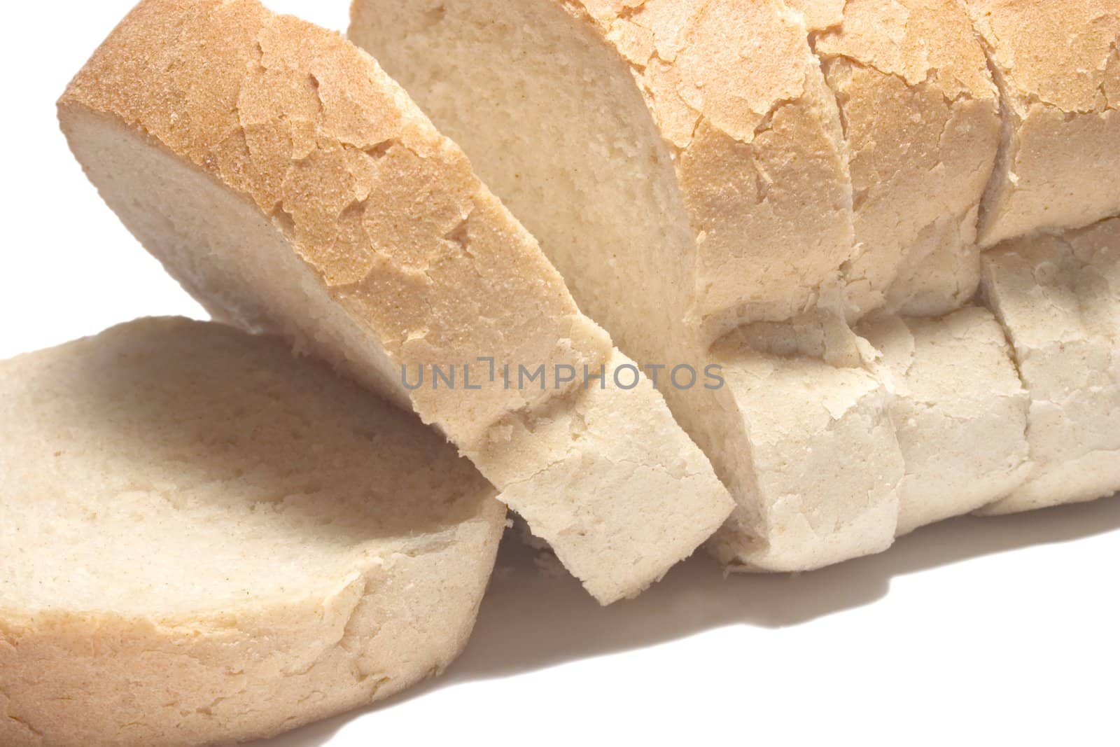 closeup of bread slices