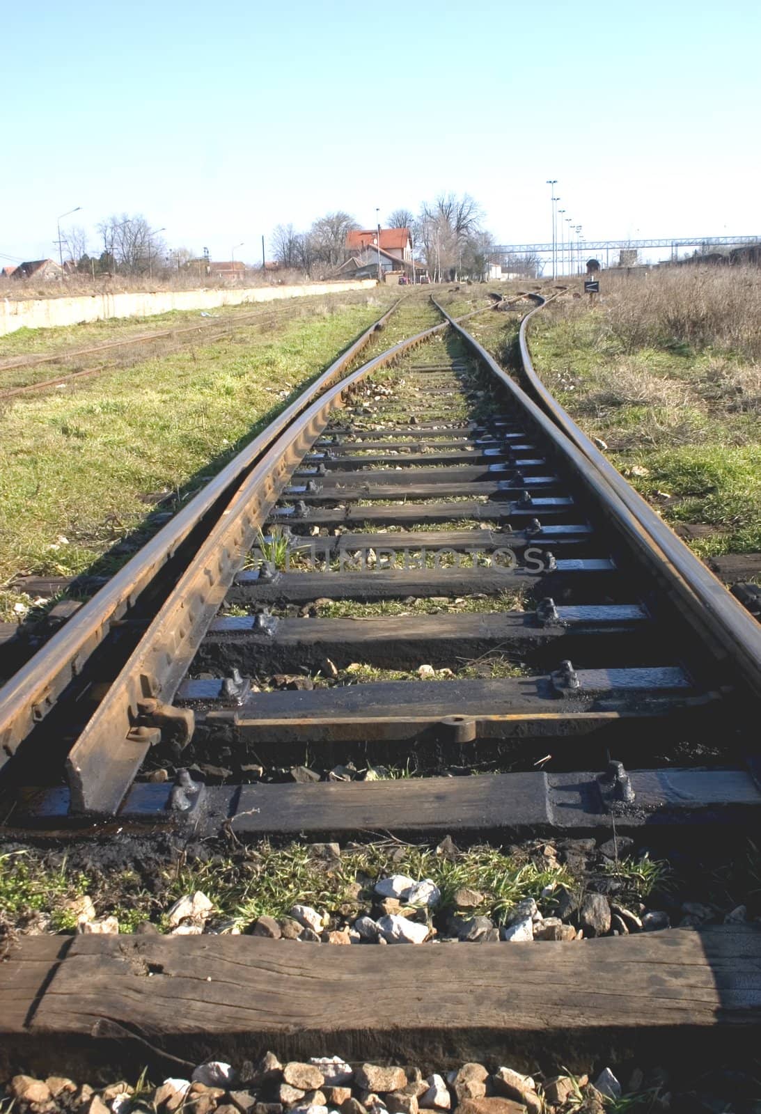 railroad at countryside