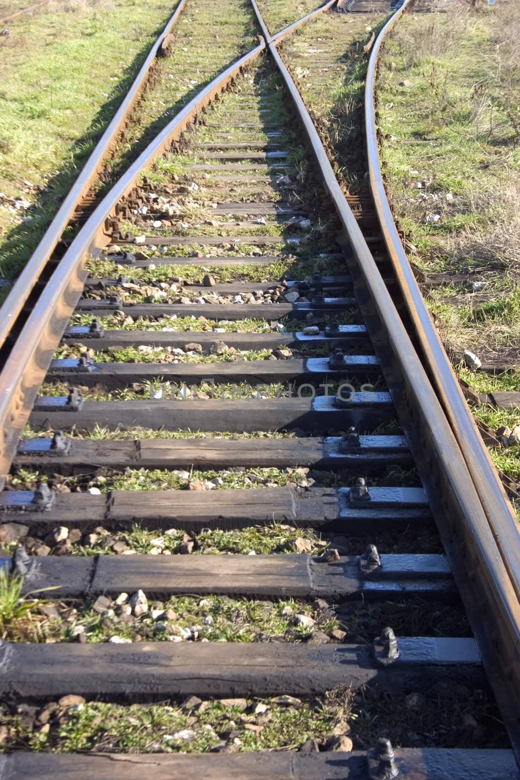 railway steel tracks