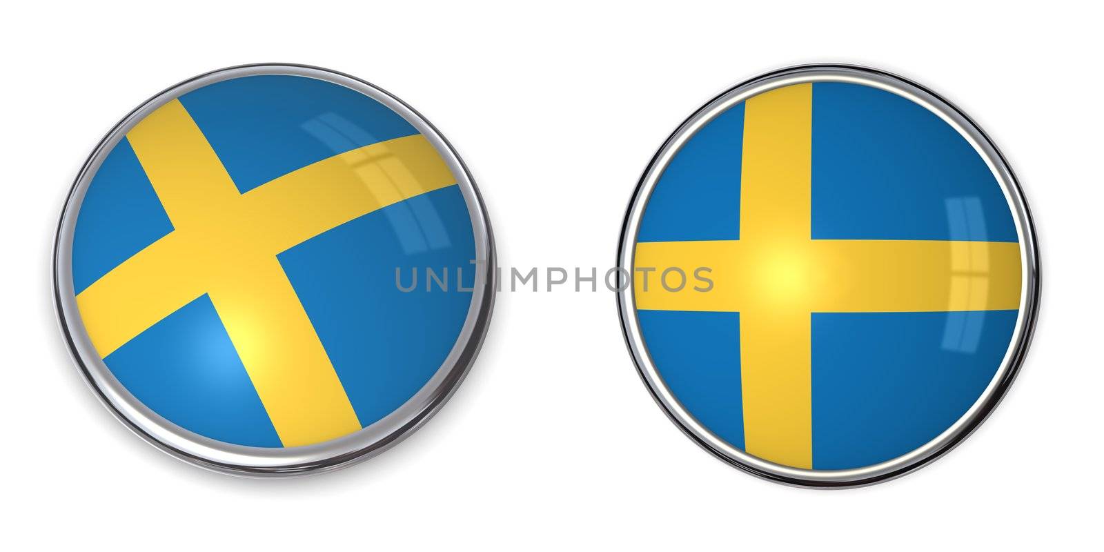 Banner Button Sweden by PixBox