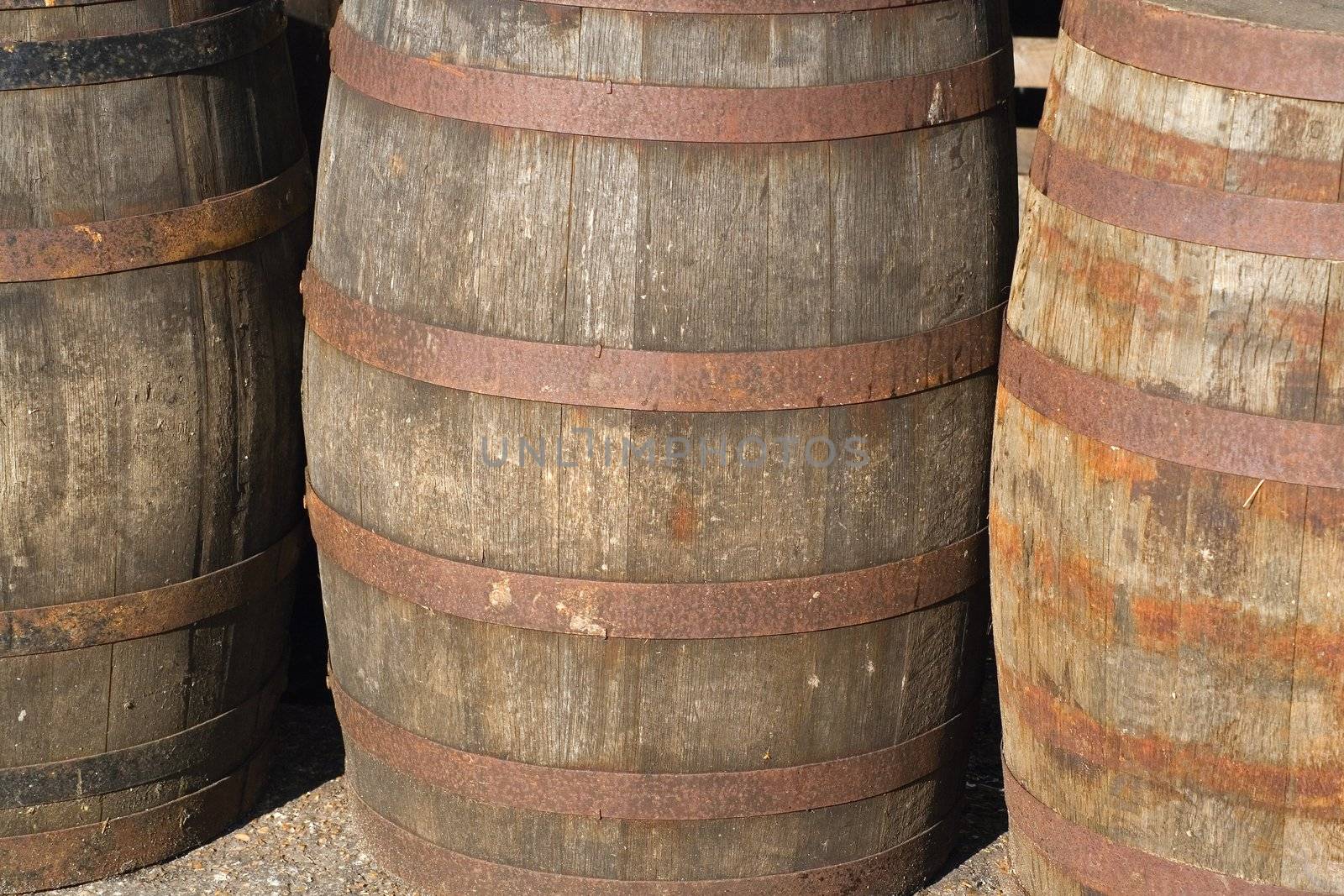 old barrels by robbino