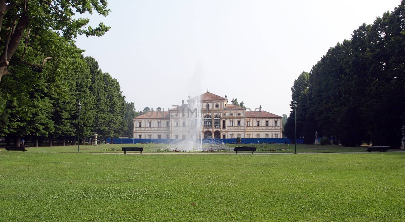Villa La Tesoriera, ancient baroque building in Turin, Italy