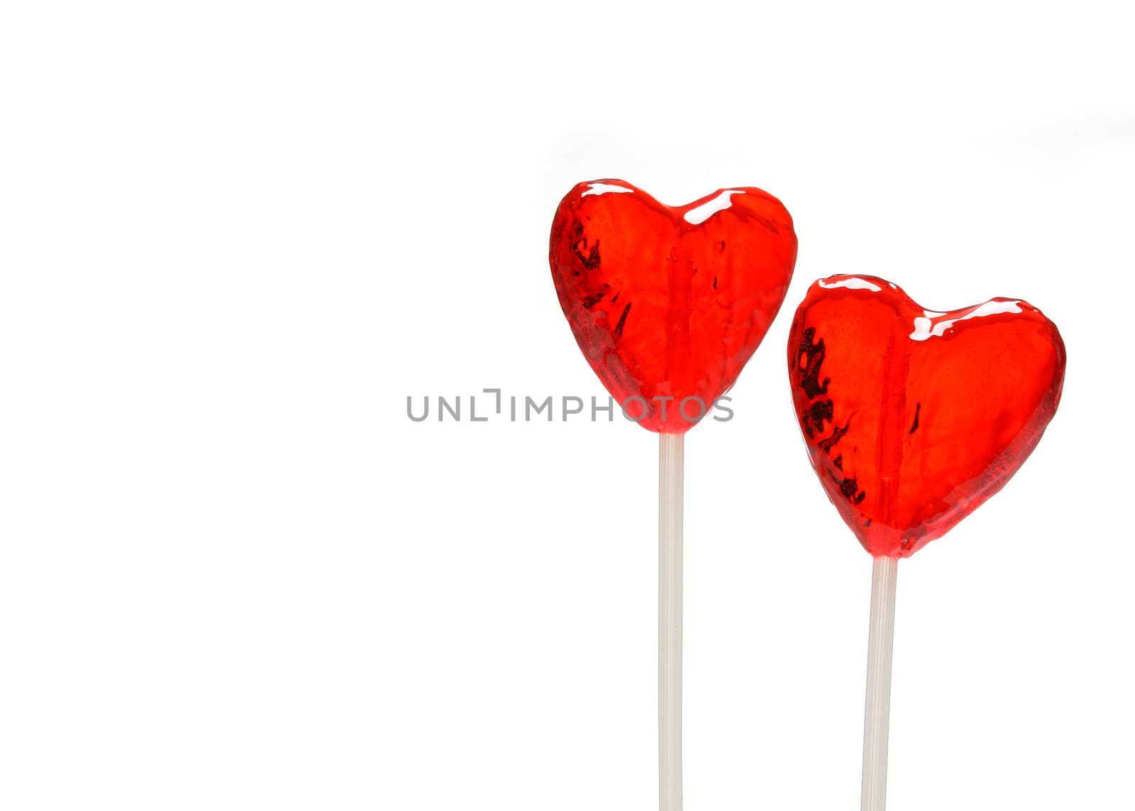Two heart shaped lollipops for Valentine's Day from my Valentine series