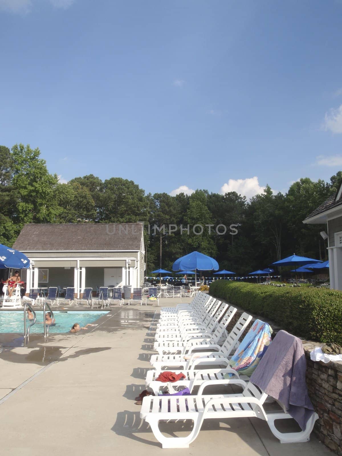 Neighborhood pool in Georgia, USA