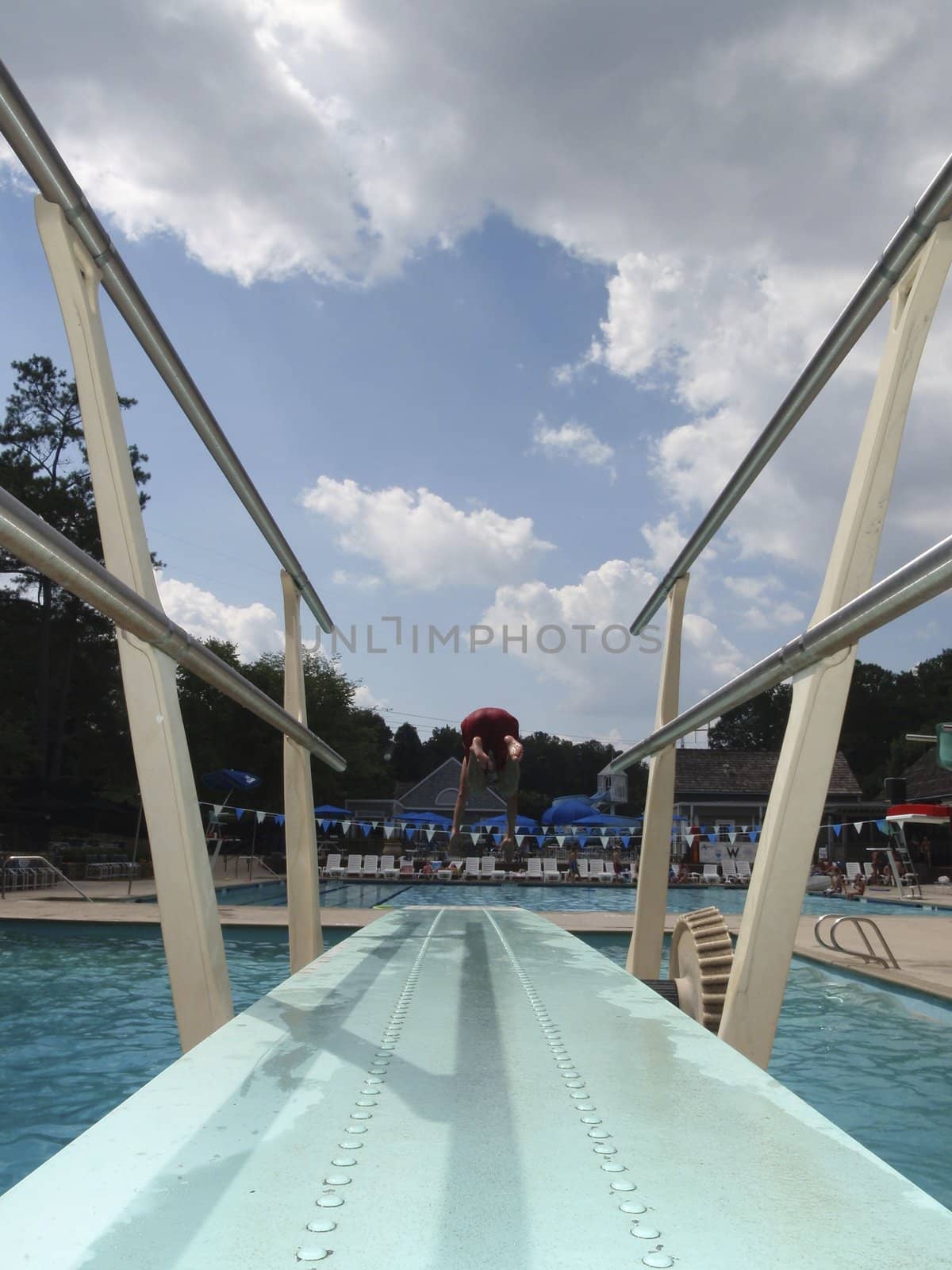 Neighborhood pool in Georgia, USA