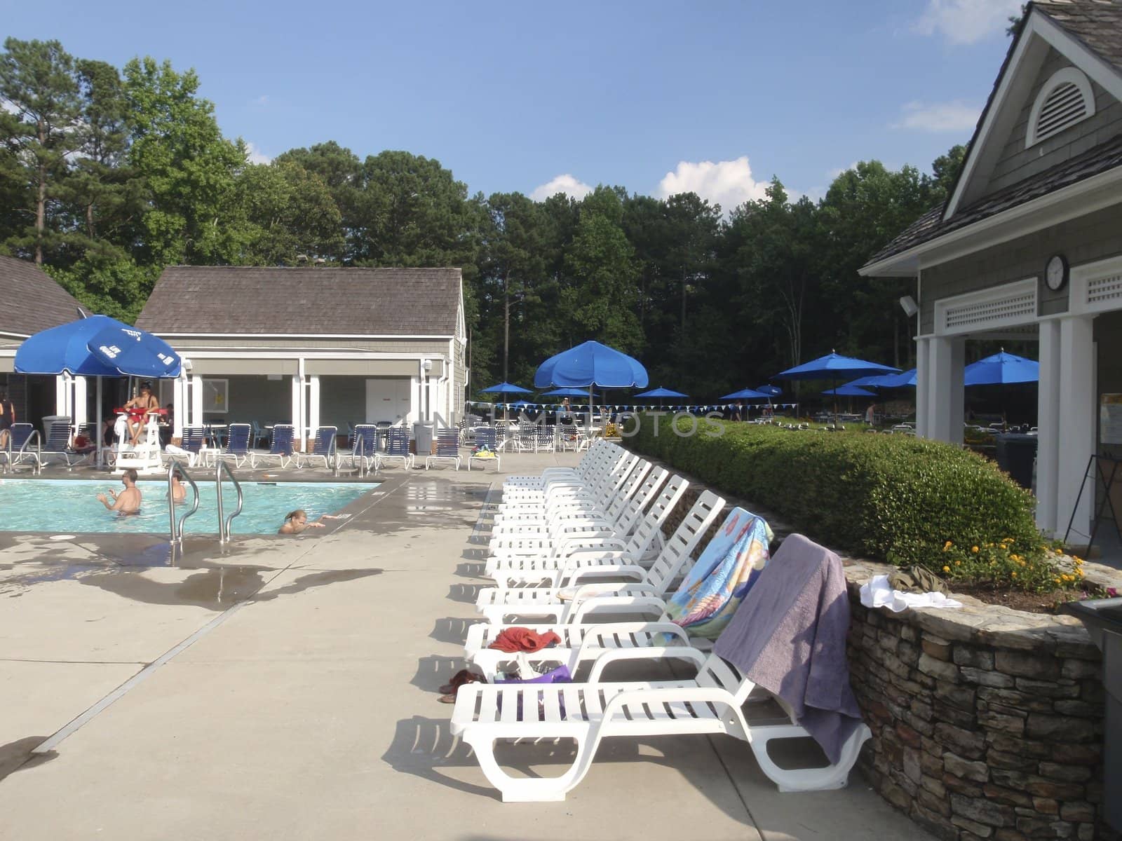 Neighborhood pool in Georgia, USA