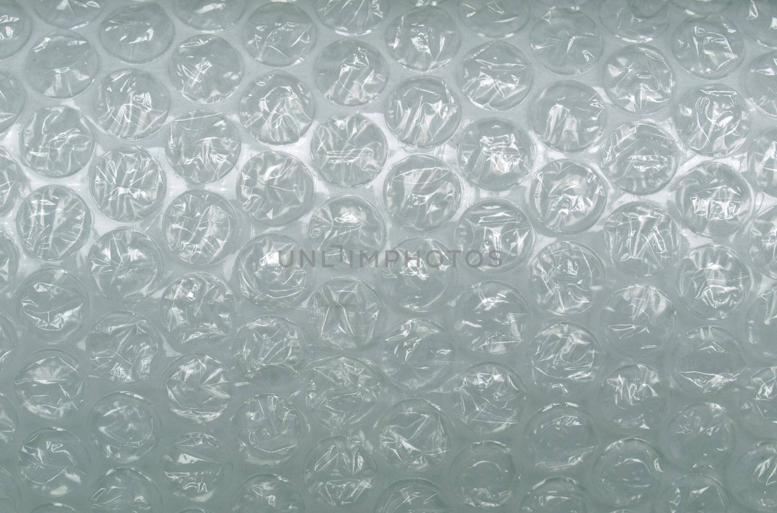 Bubble wrap sheet useful as a background