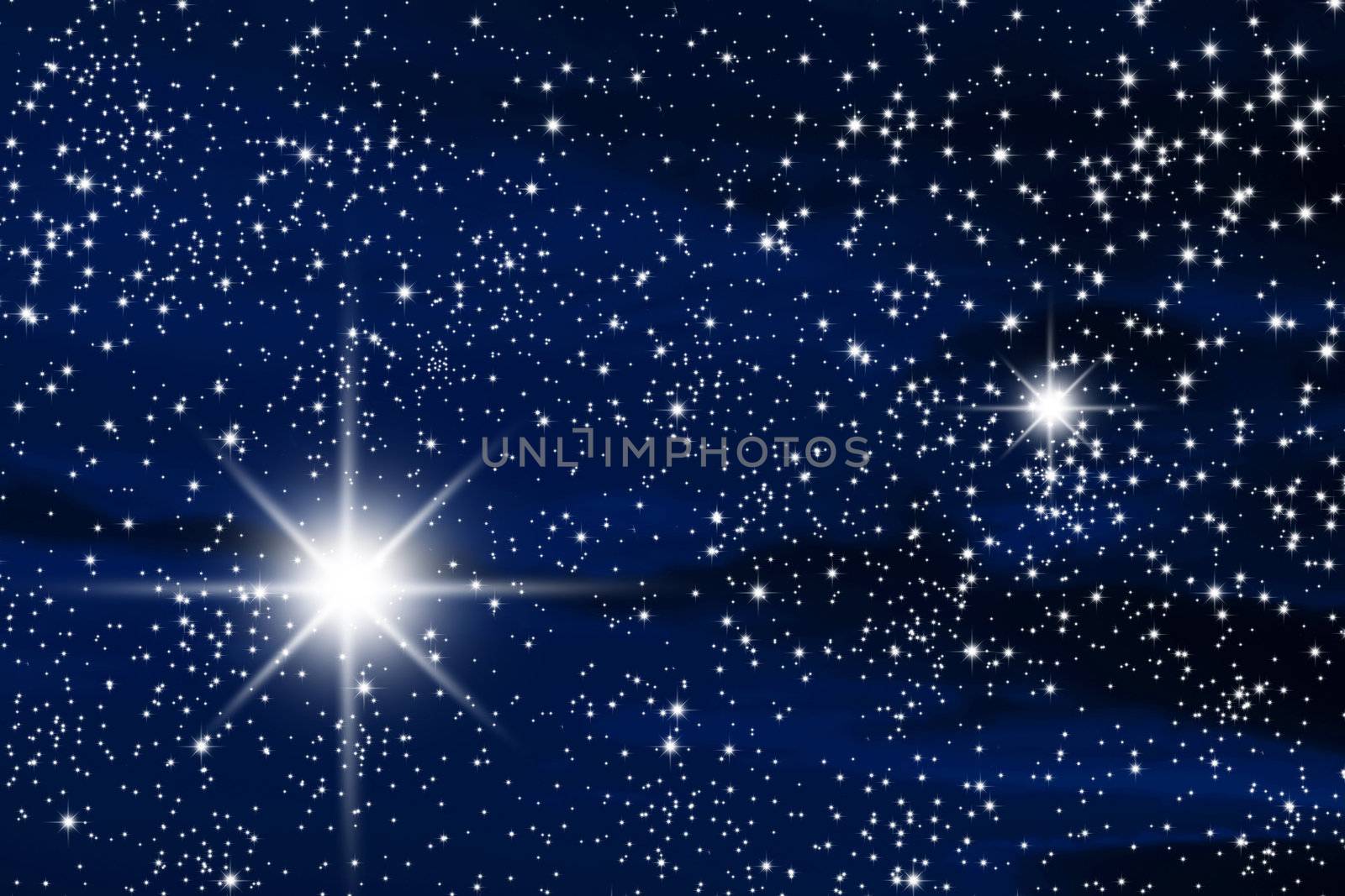 Stars and astronomy background. Far galaxy
