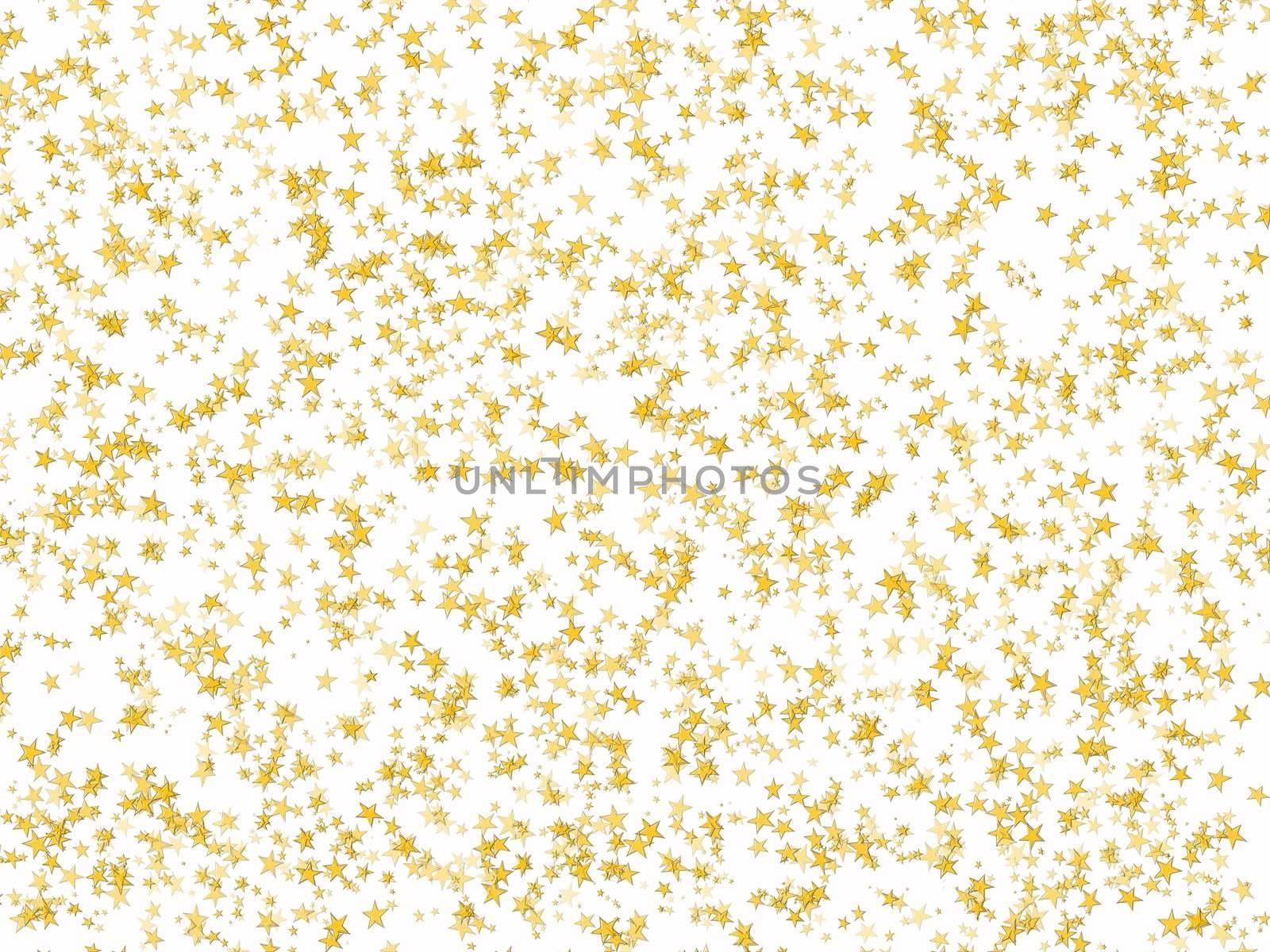 Gold background from bright stars