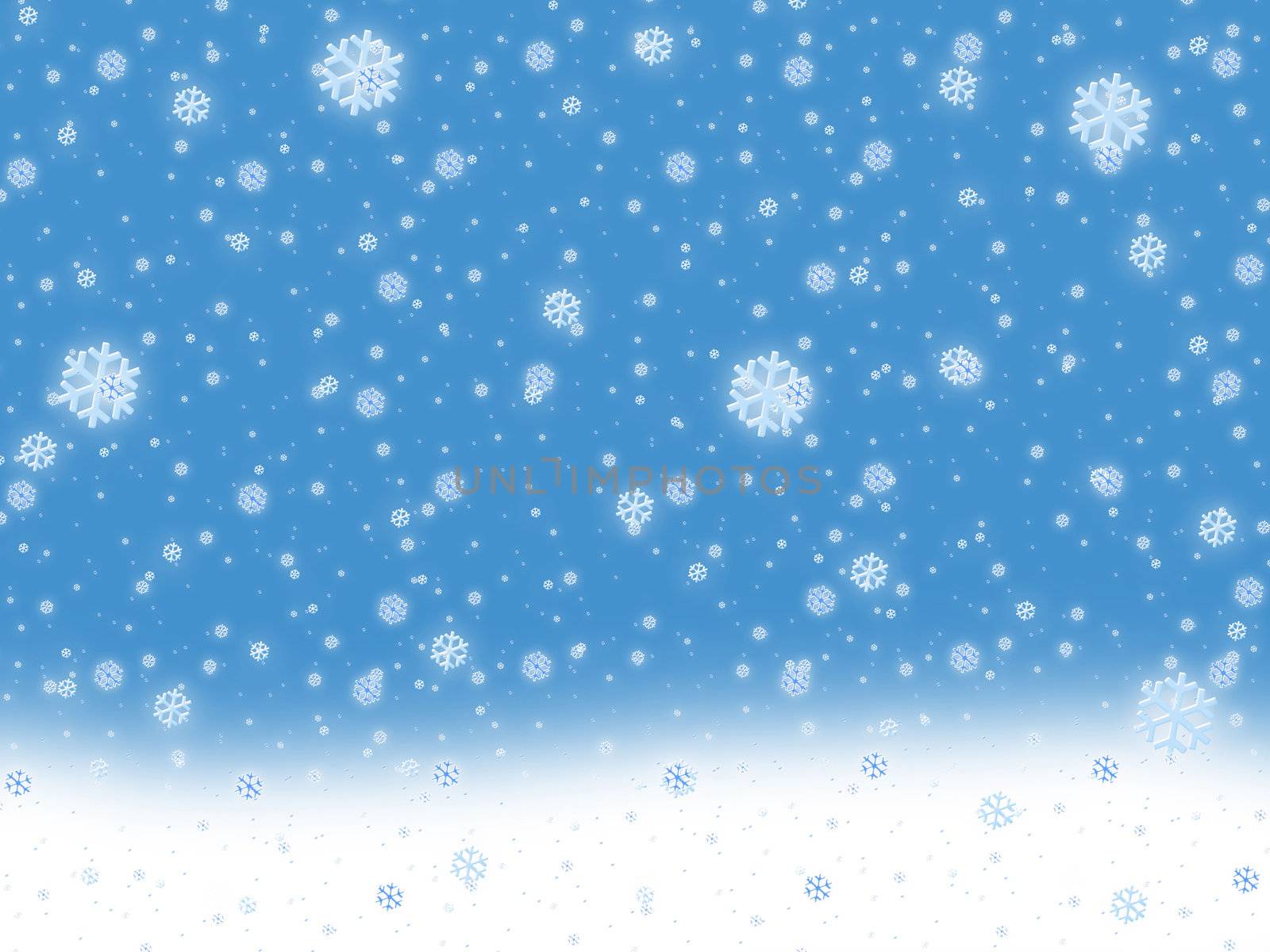 Snow background. Falling ice