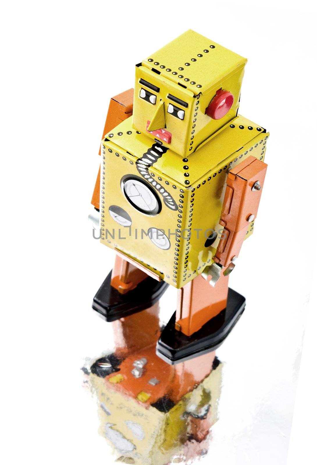 retro robot toy