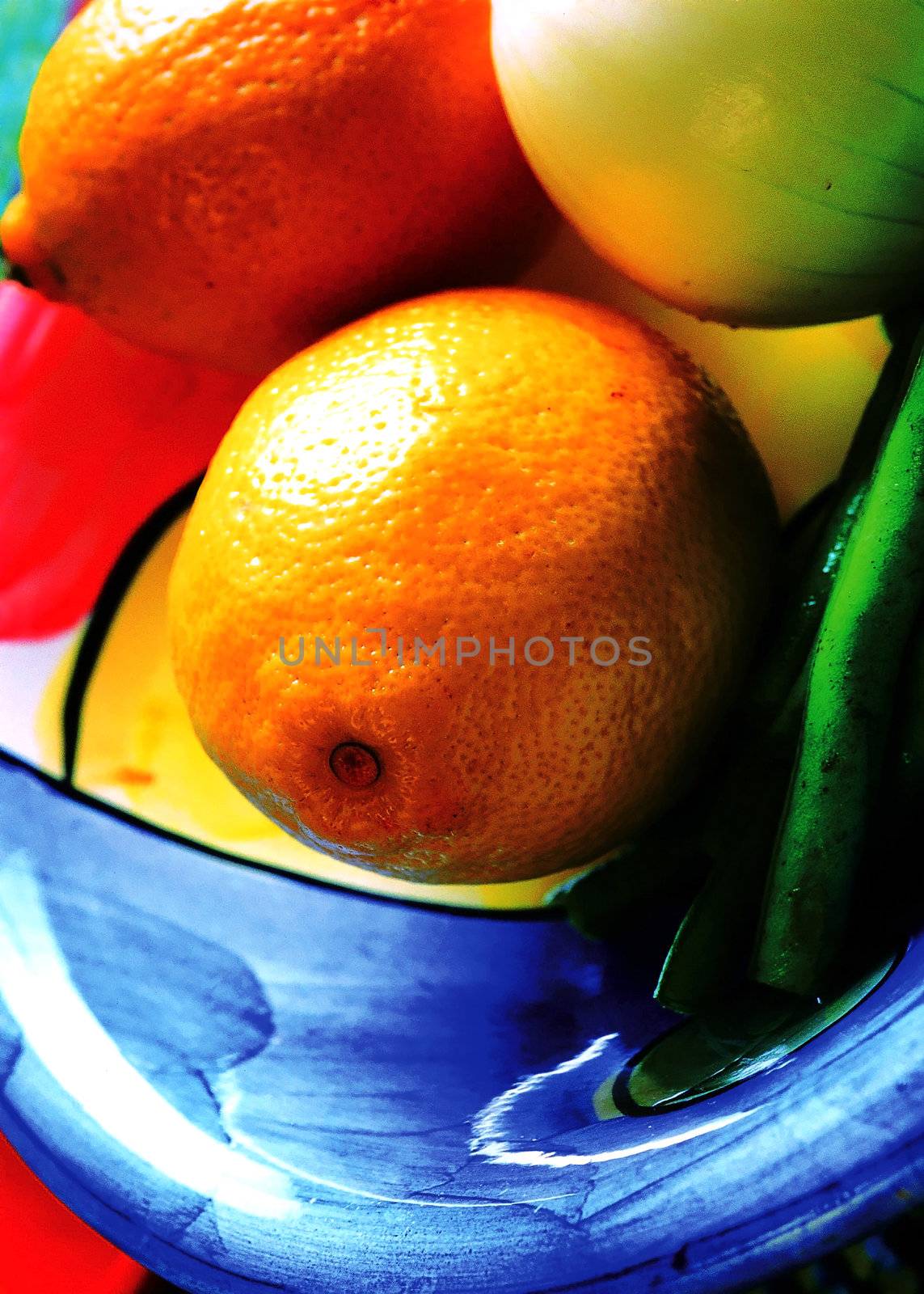 fruit and vegetables combination