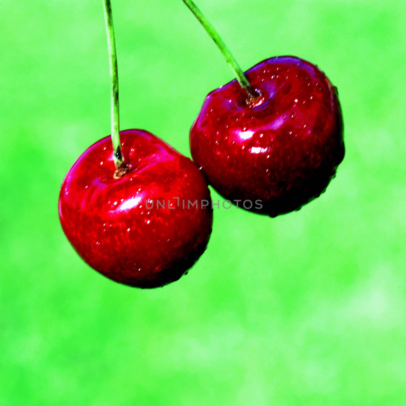 2 red cherry