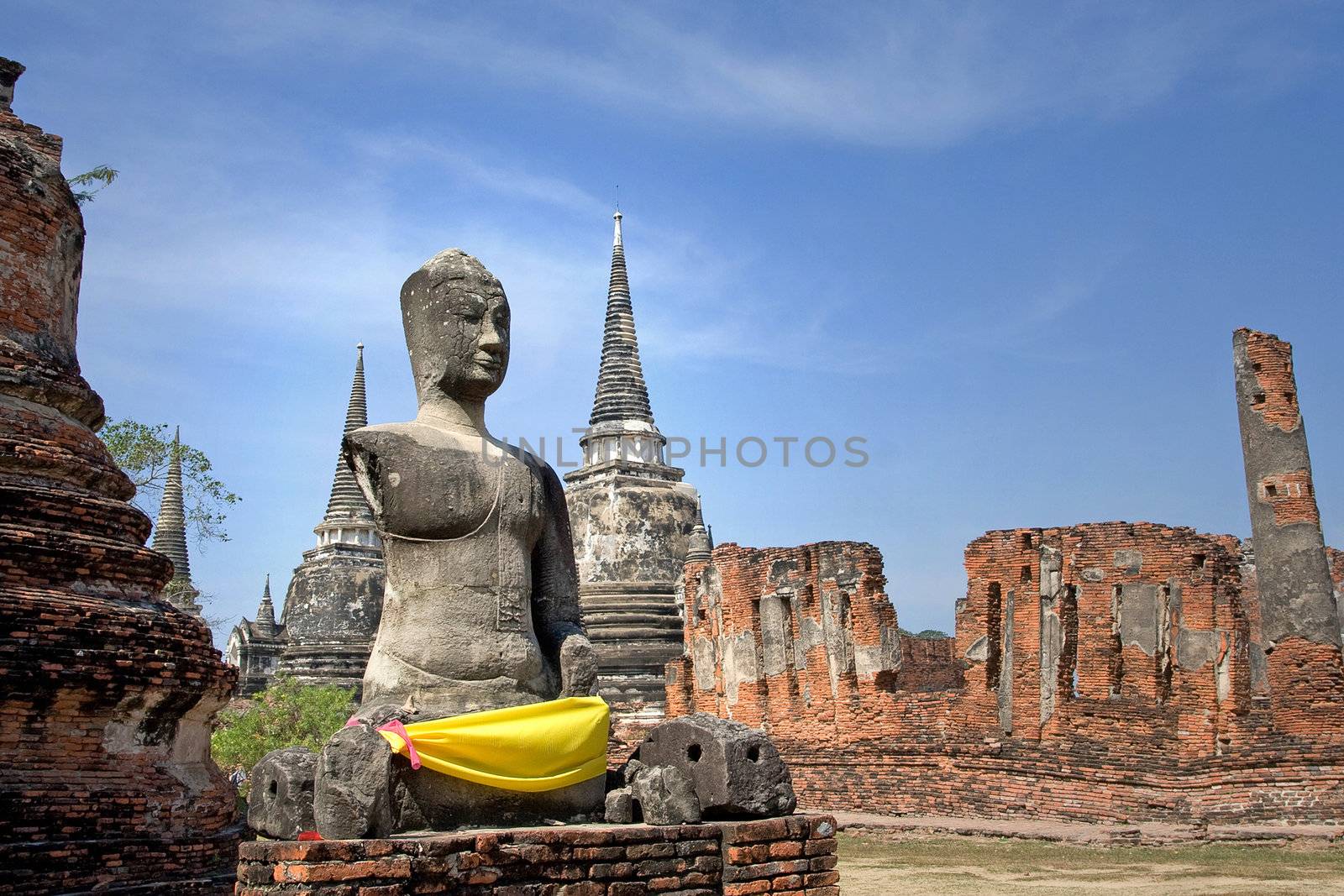 temples  in Ayuthaya thailand