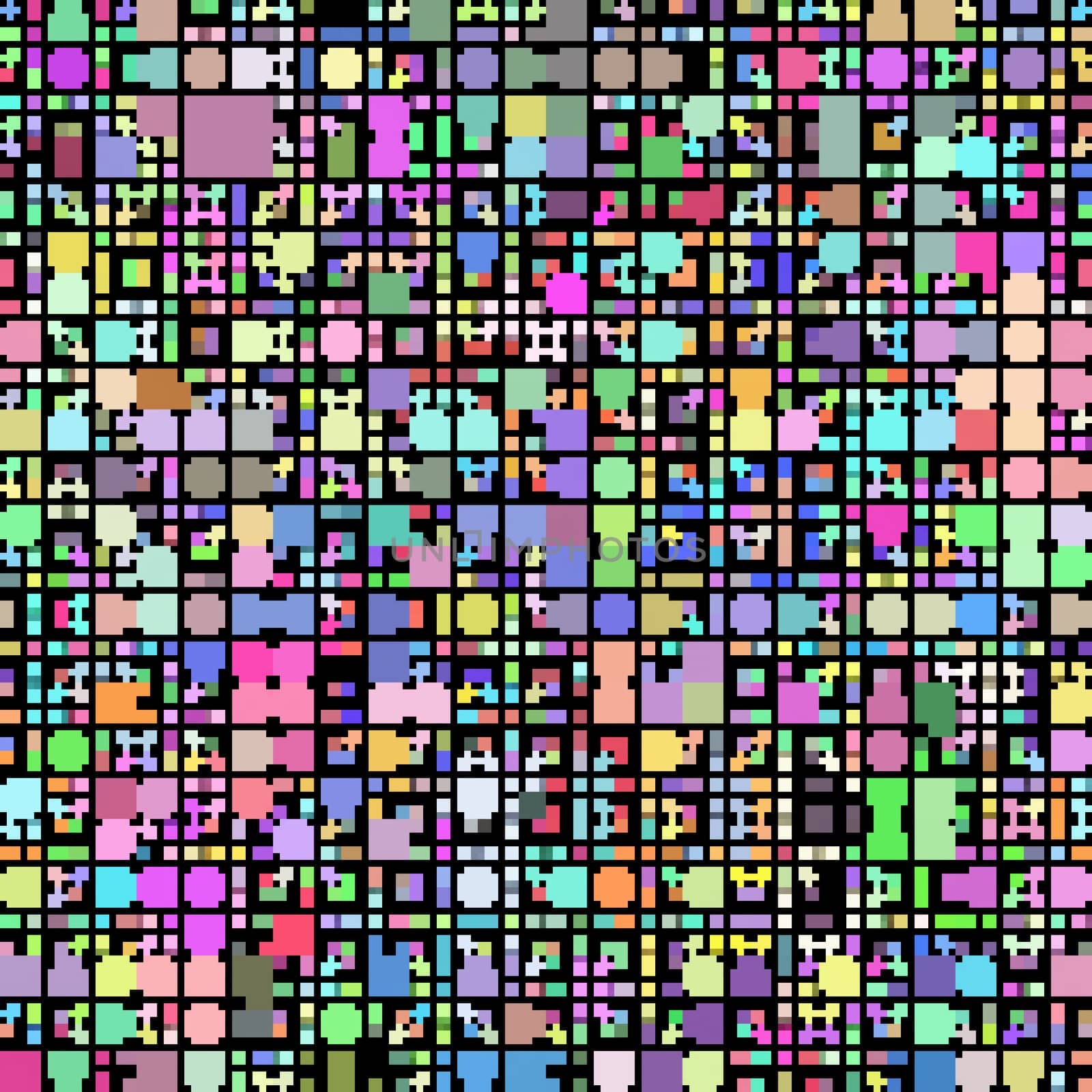  texture of vibrant colorful blocks and squares