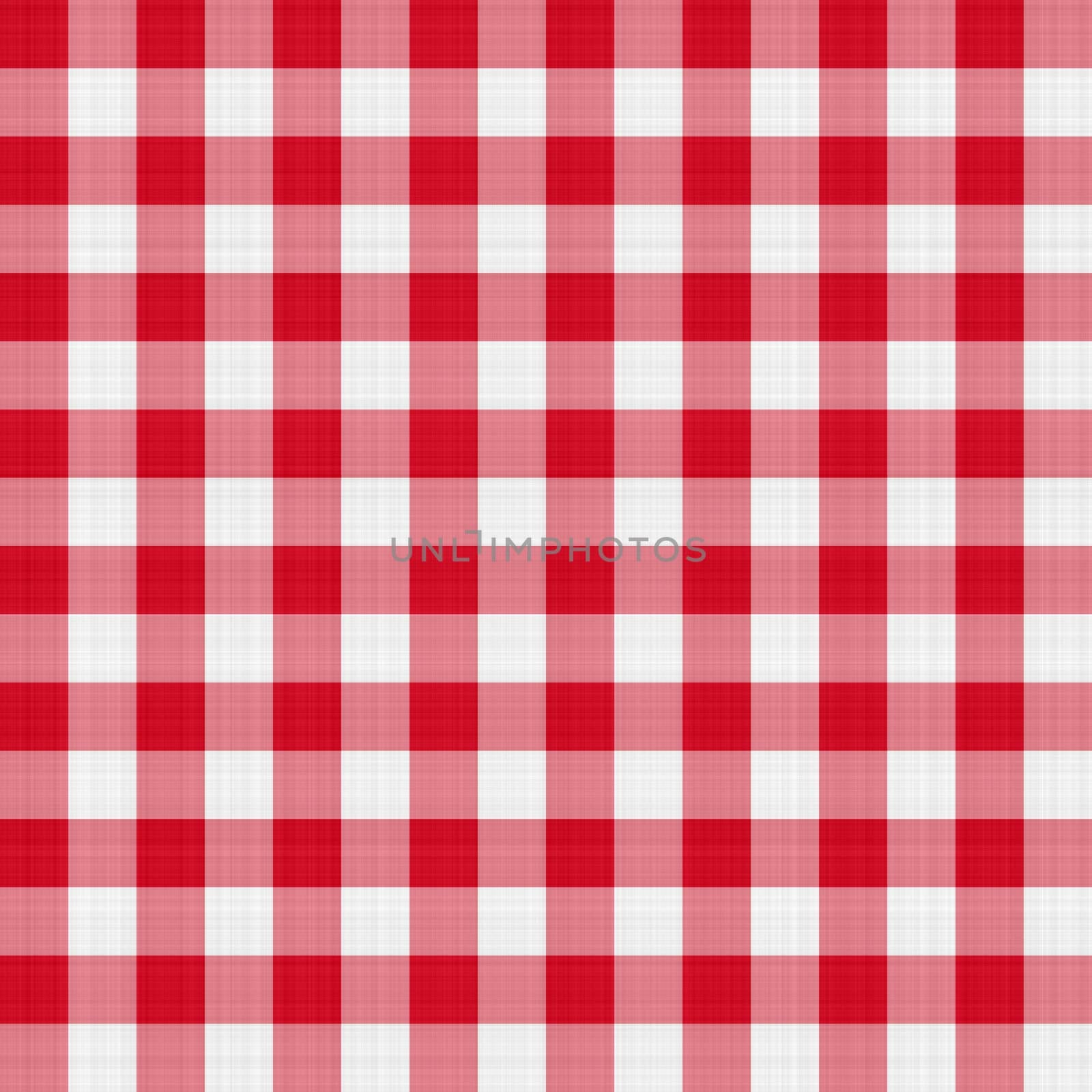 seamless texture of red and white blocked tartan cloth