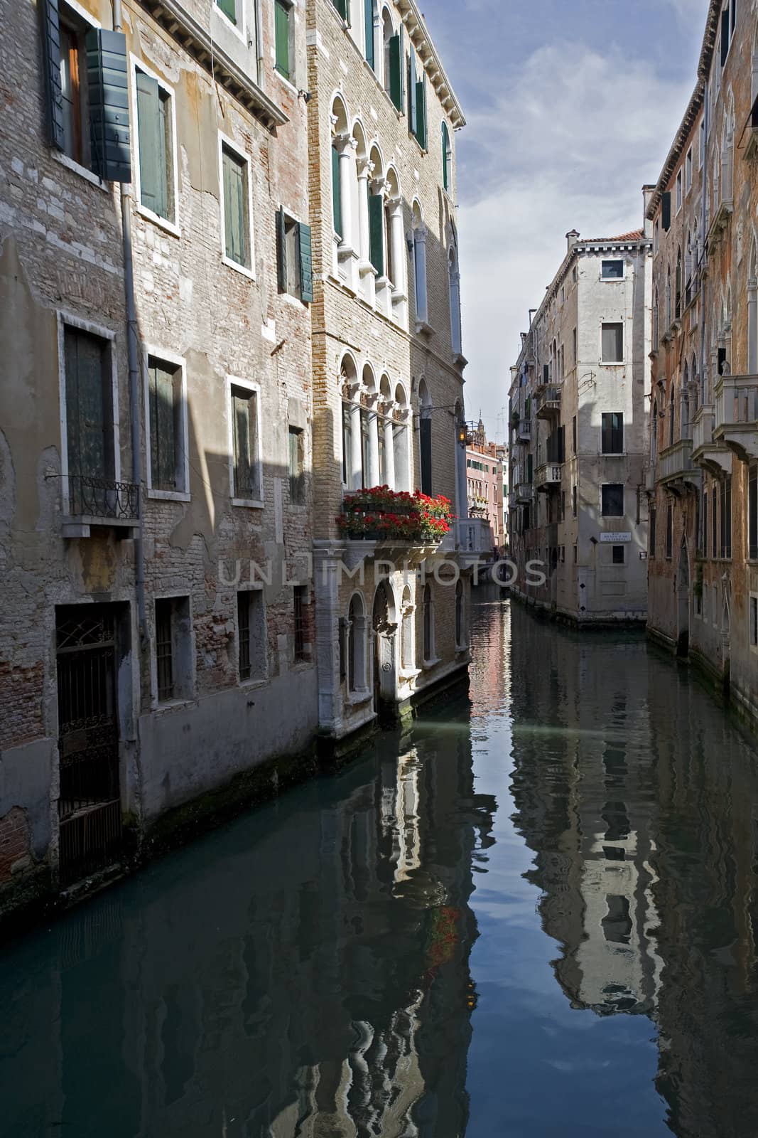 Small Canal in Venice, Italy by stockbymh