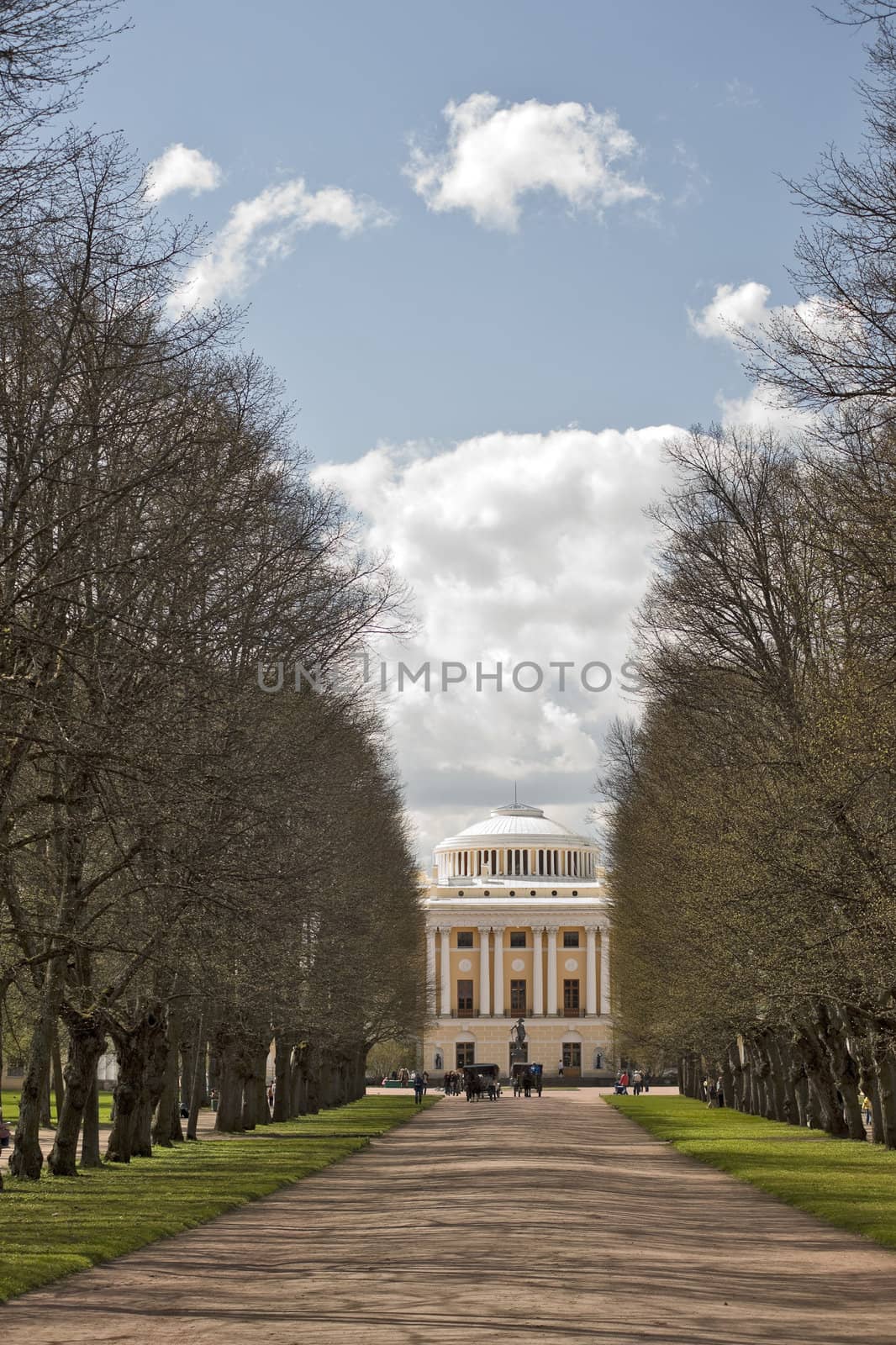 View of palace by mulden