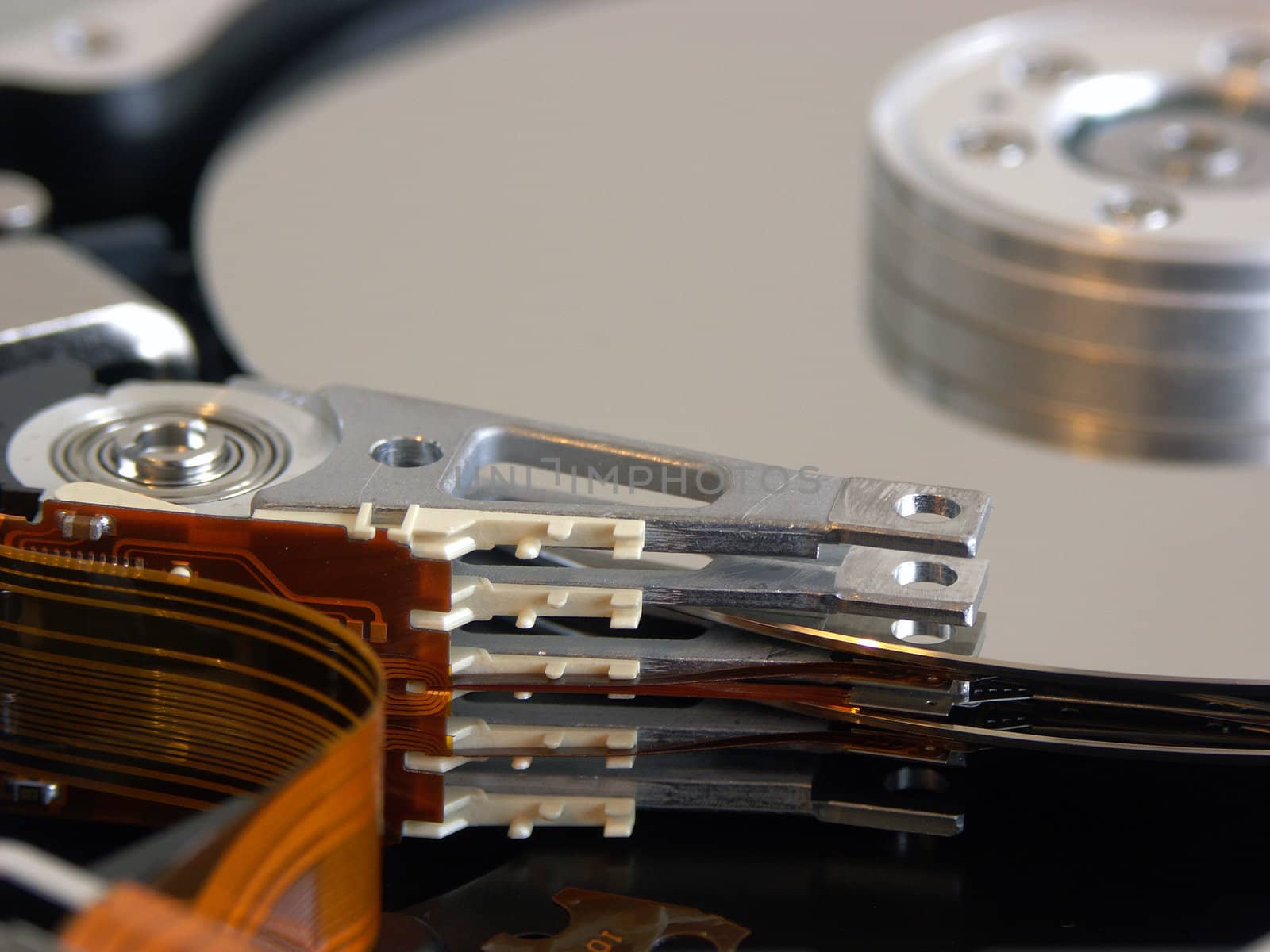 details of an internal computer hard drive by macintox