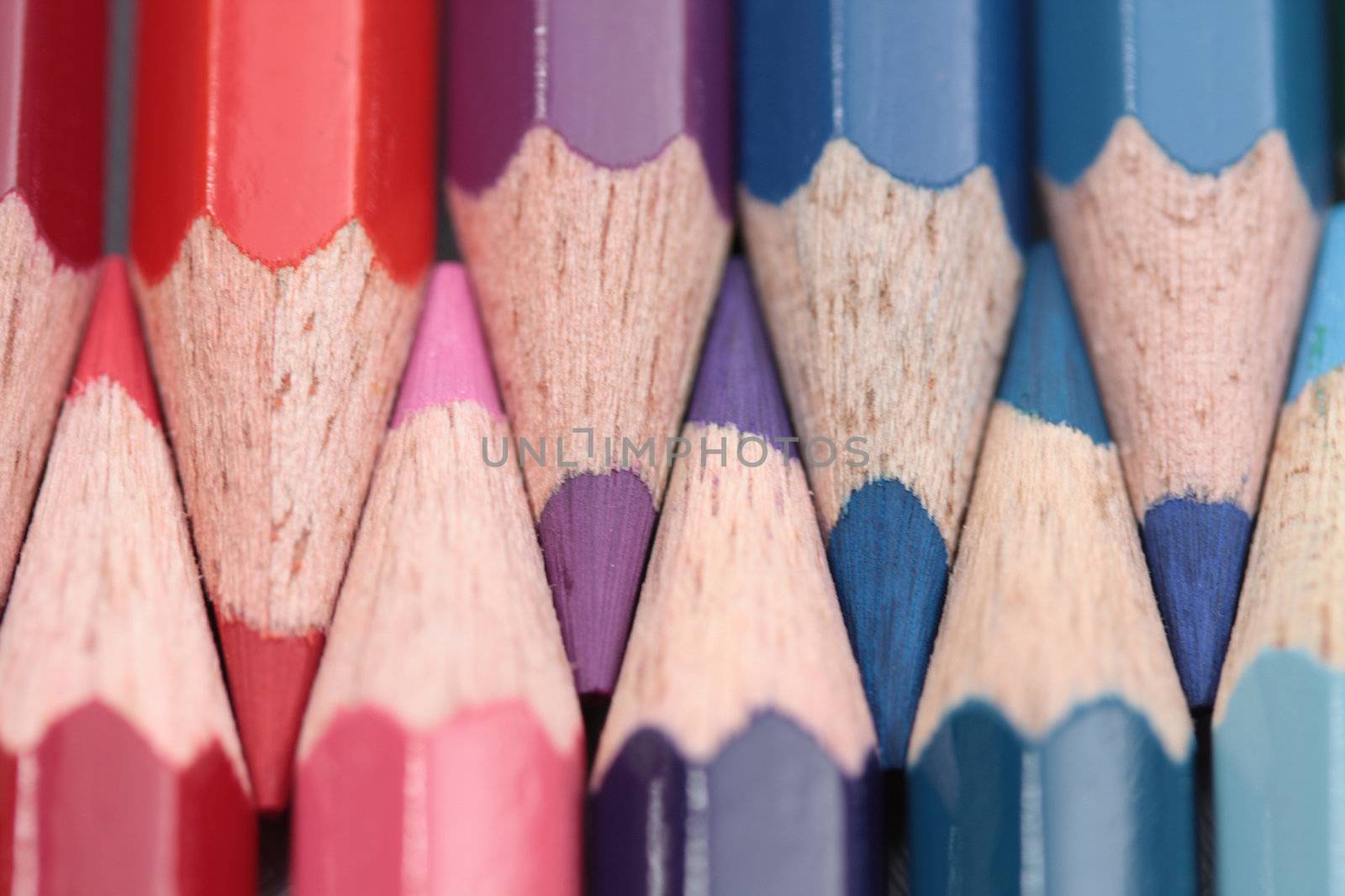 A collection of brand new unused colorpencils
