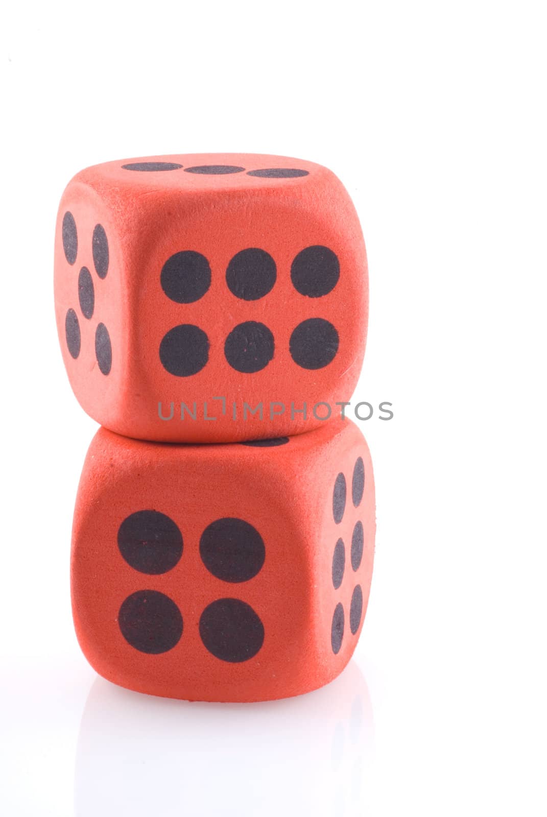 Red dice. by SasPartout