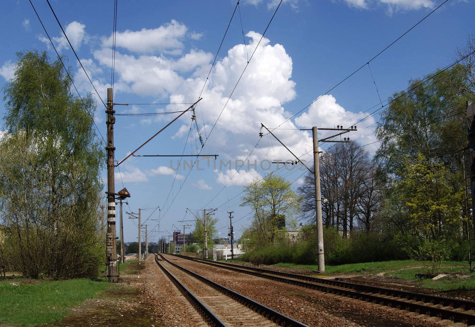 The railway has entangled all world the rails