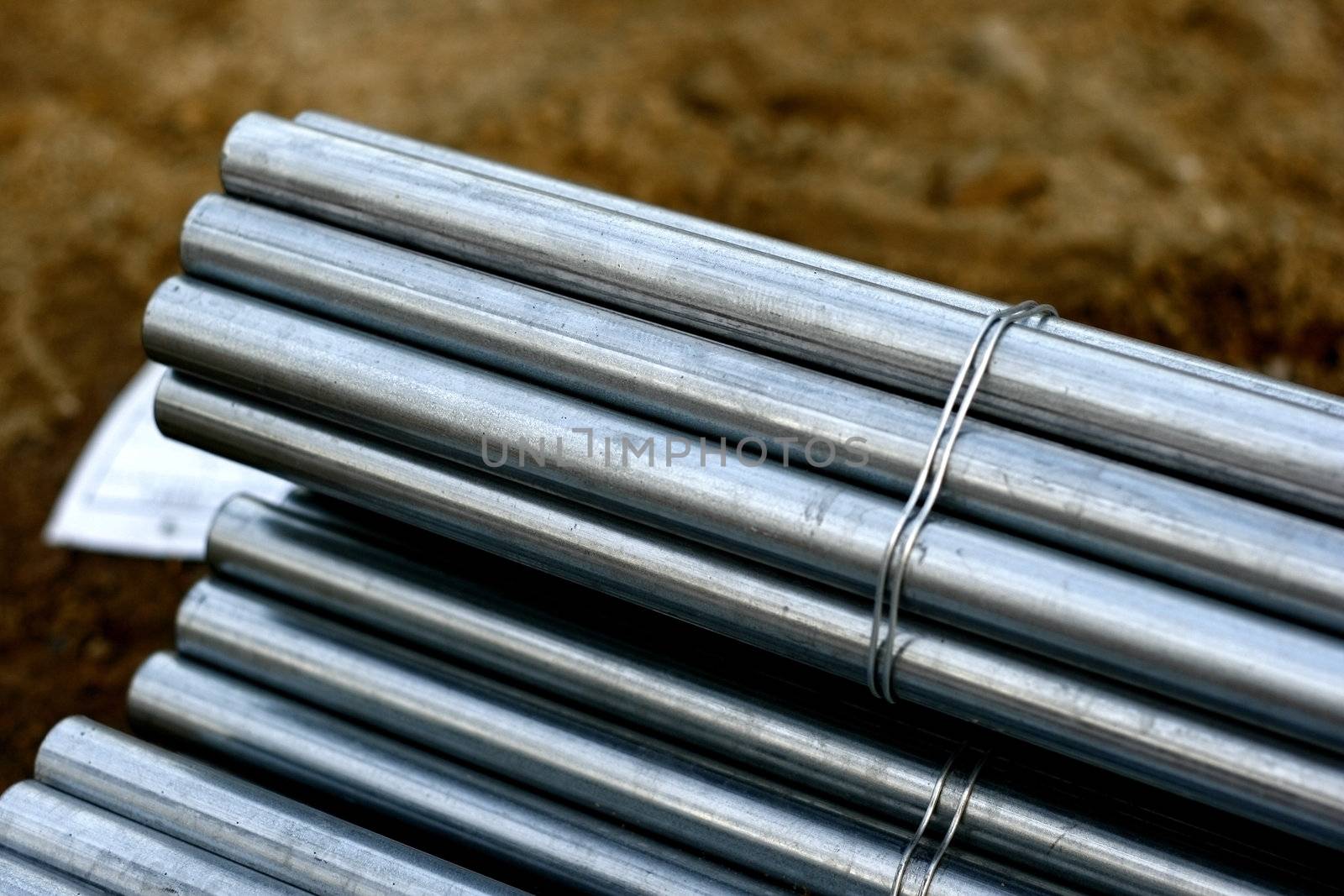 Piping Tubing material used in the construction