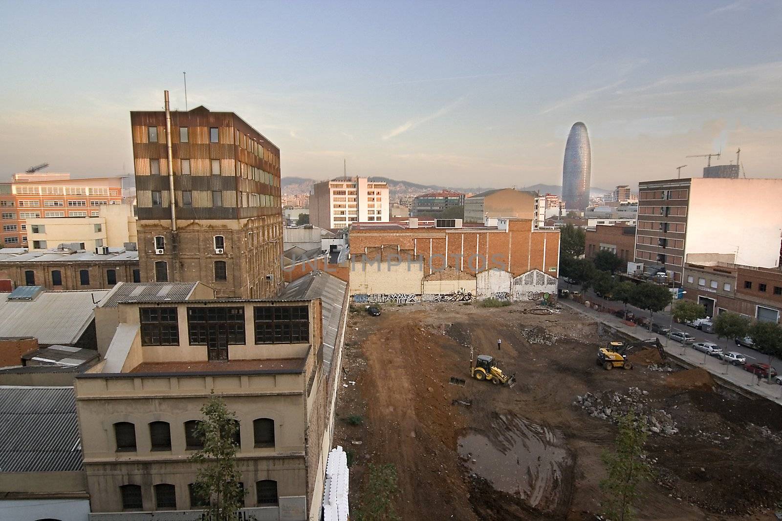 image of a part of the city of Barcelona in Spain