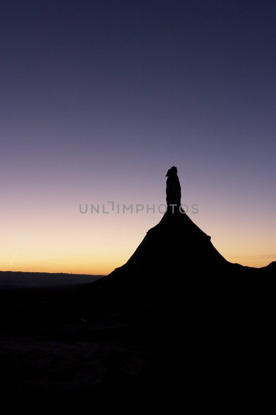 image of the desert of Bardenas Reales in Navarra, Spain