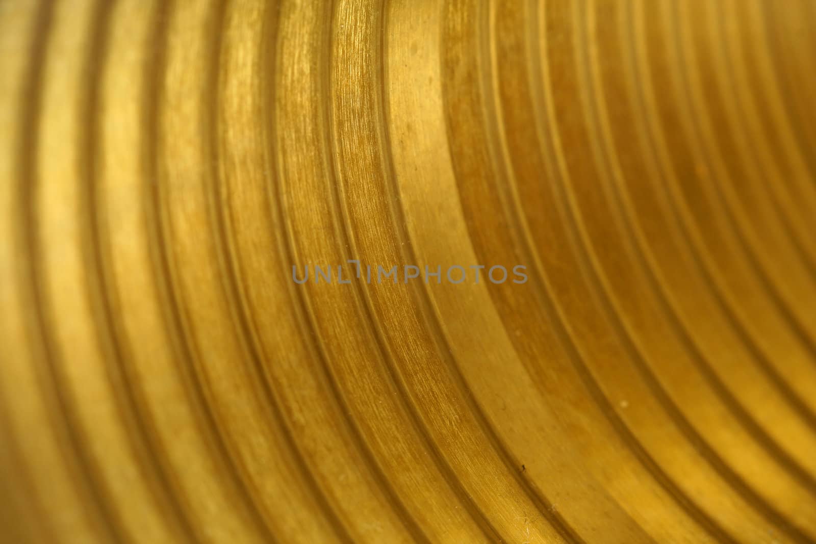 A Inside a tin can macro background