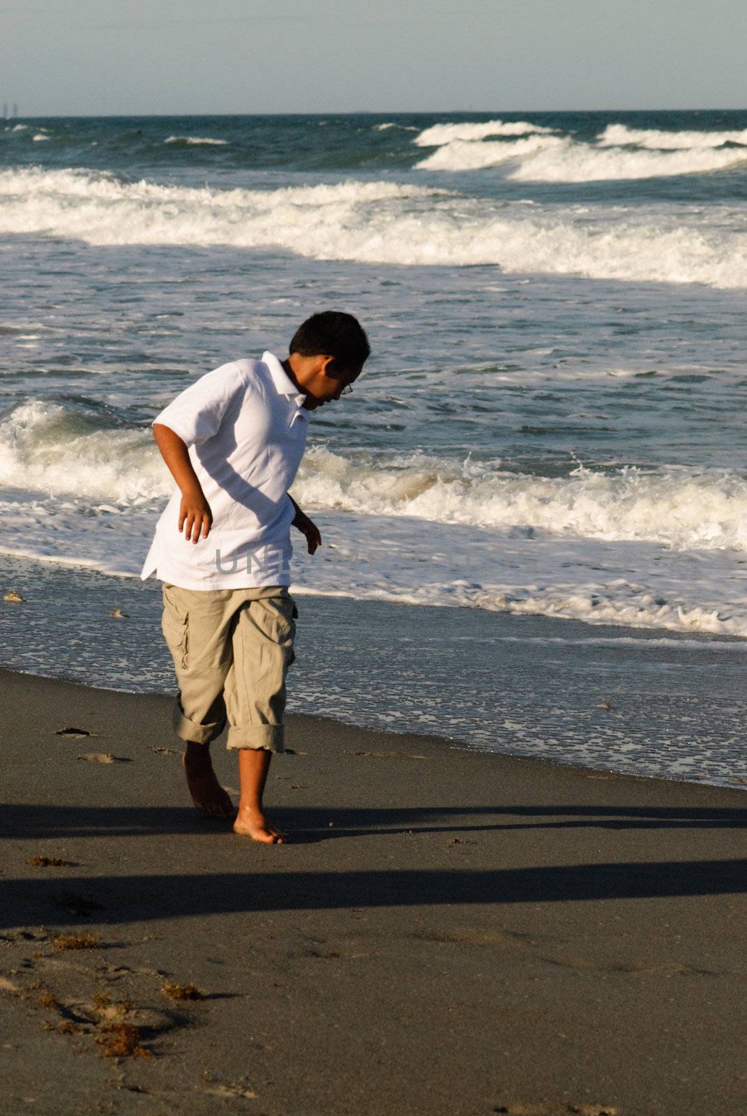 Pictures of family members on beach in florida