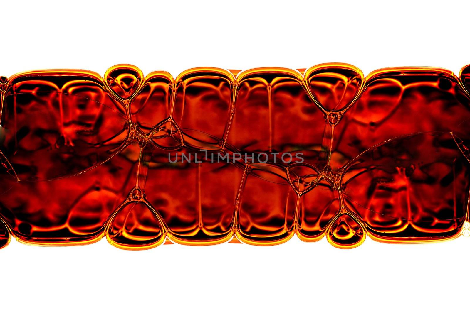 Abstract image of the water bubbles - froth