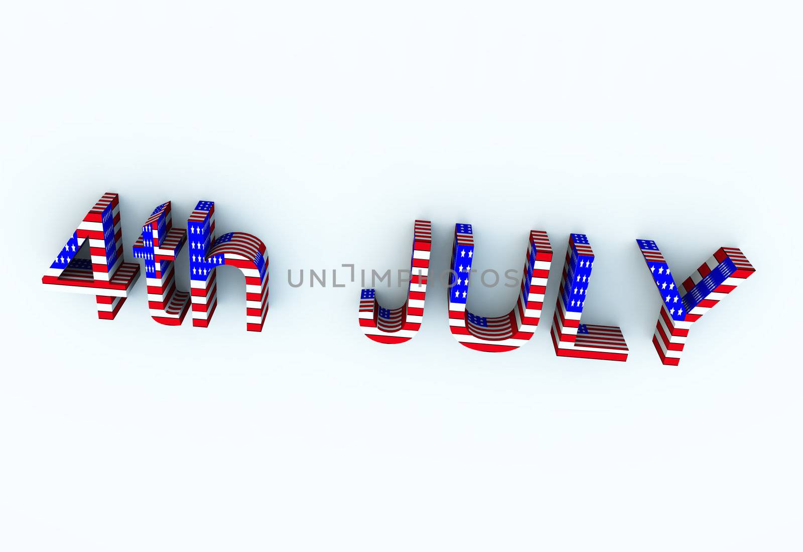 Sign for American independence day. by harveysart