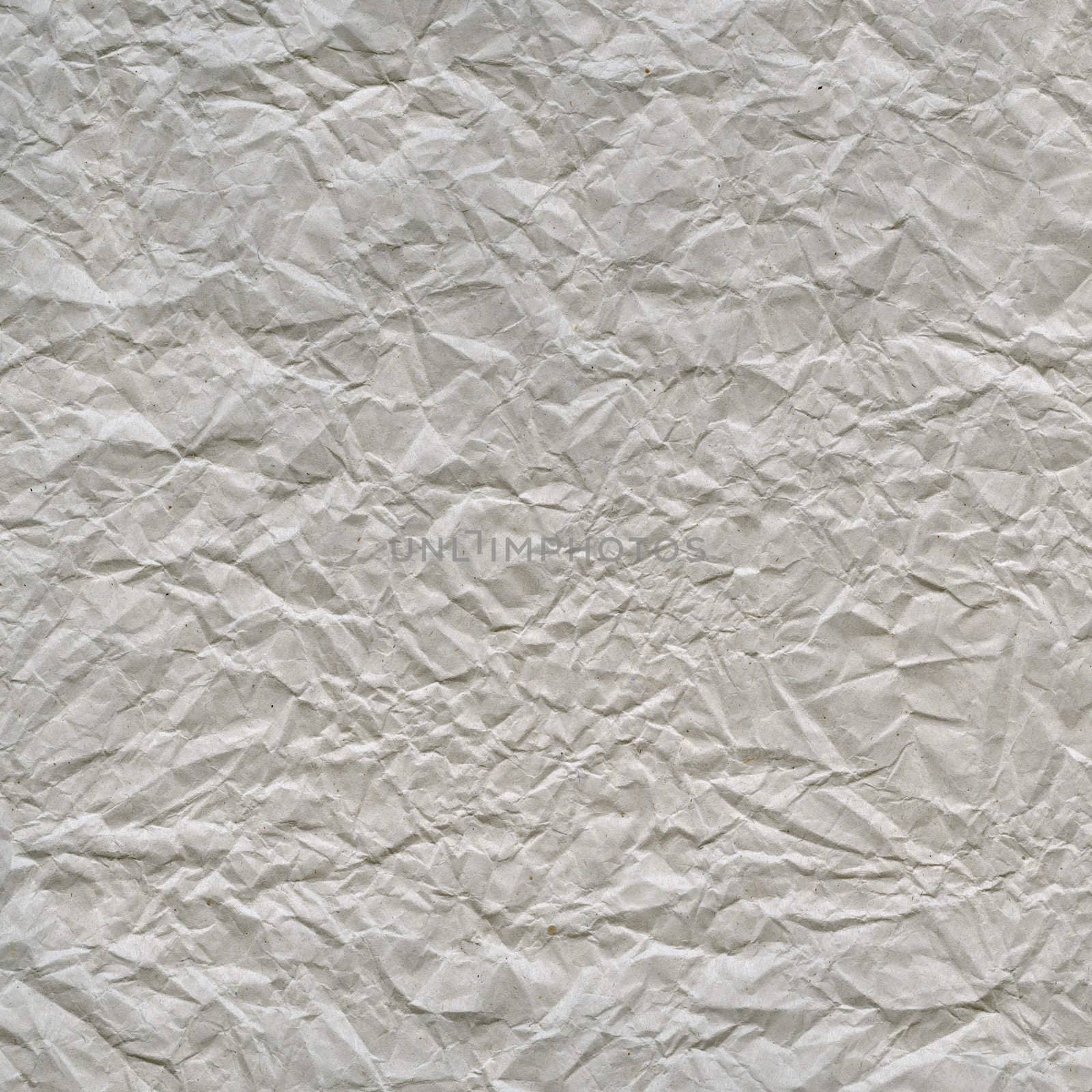 thick gray crumpled and wrinkled  packing paper background