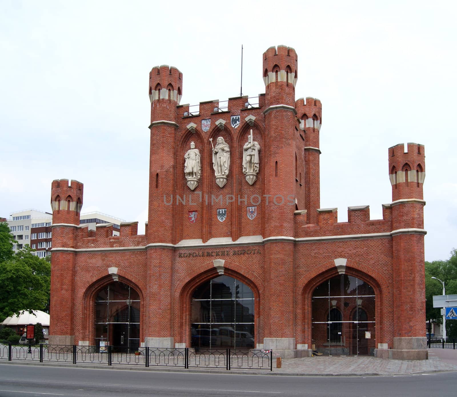 Royal gate have been restored and now looked as two hundred years ago 